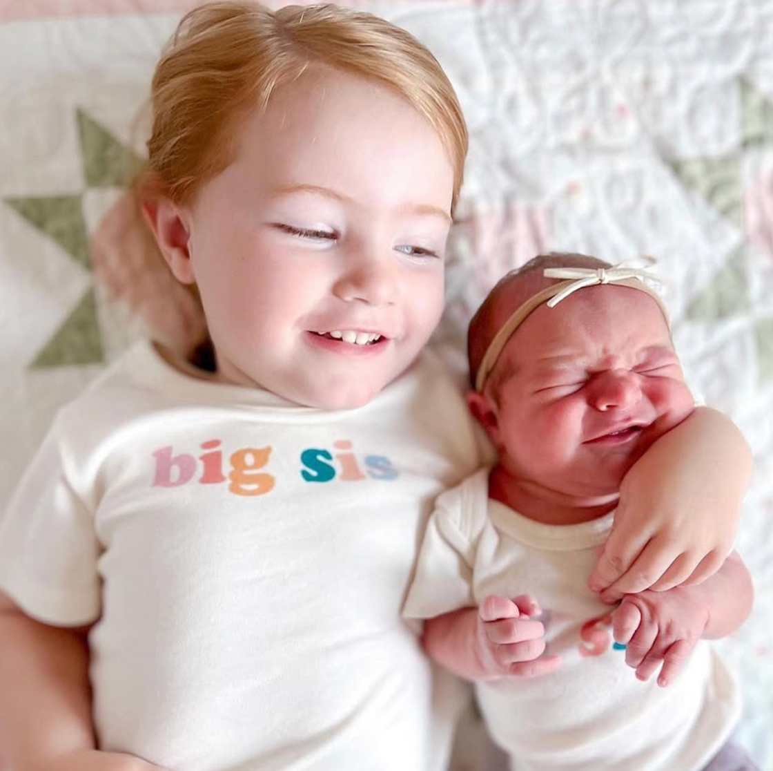 Kid toddler graphic tee | big sis