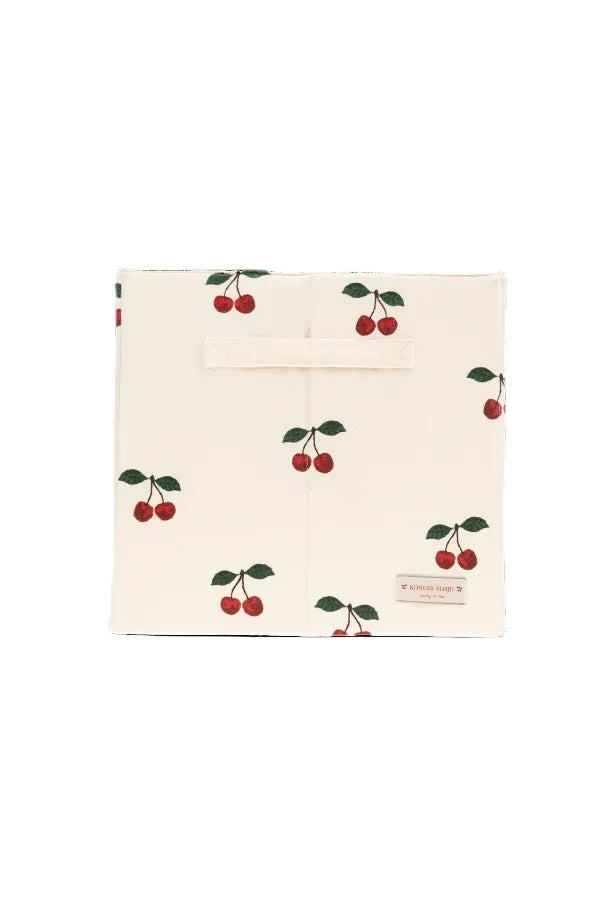 Cherry Print Storage Box S/2