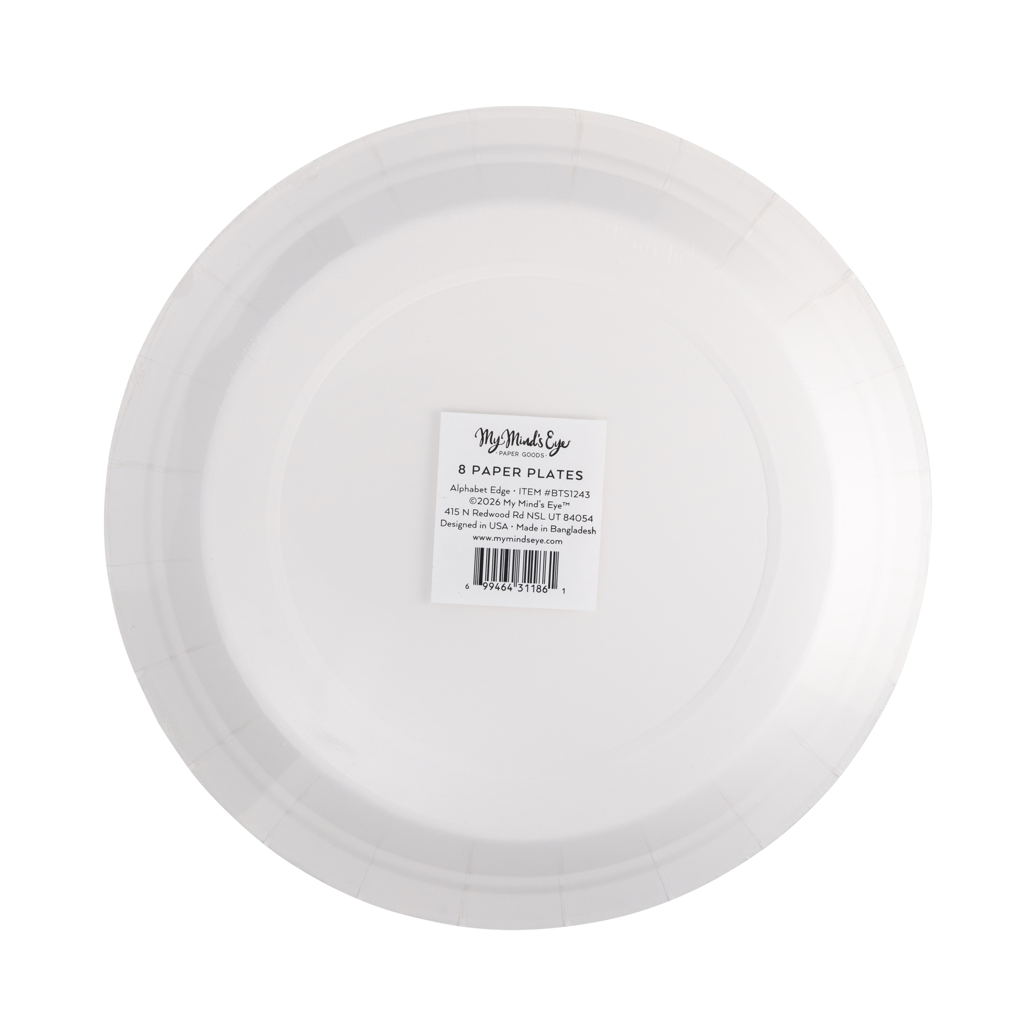BTS1243 - Alphabet Plate