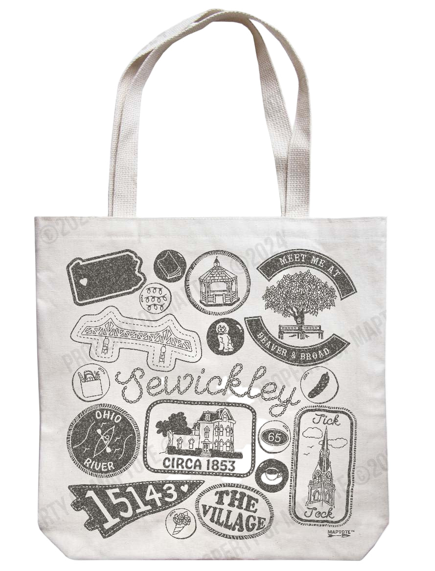 Sewickley Canvas Tote