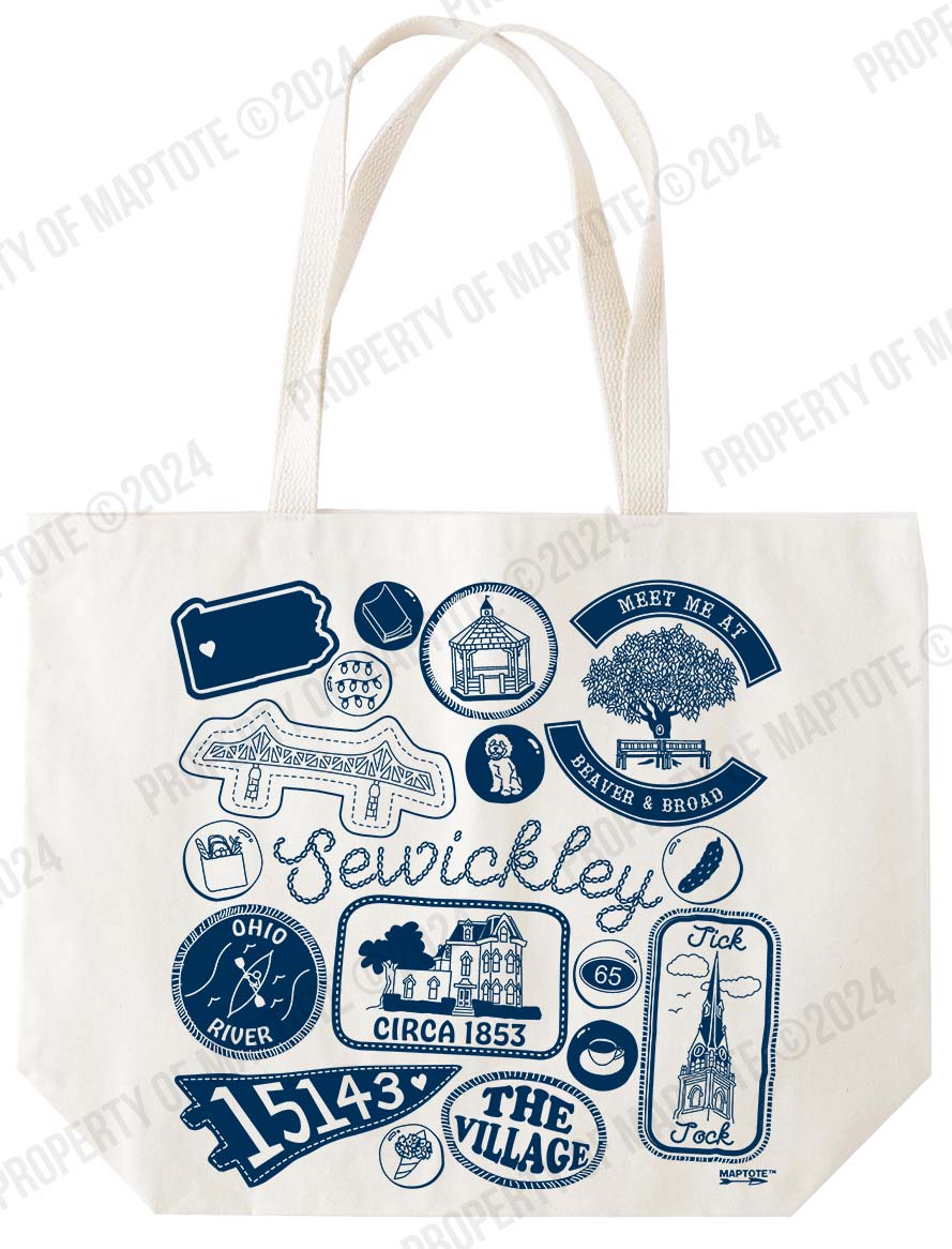 Sewickley Canvas Tote