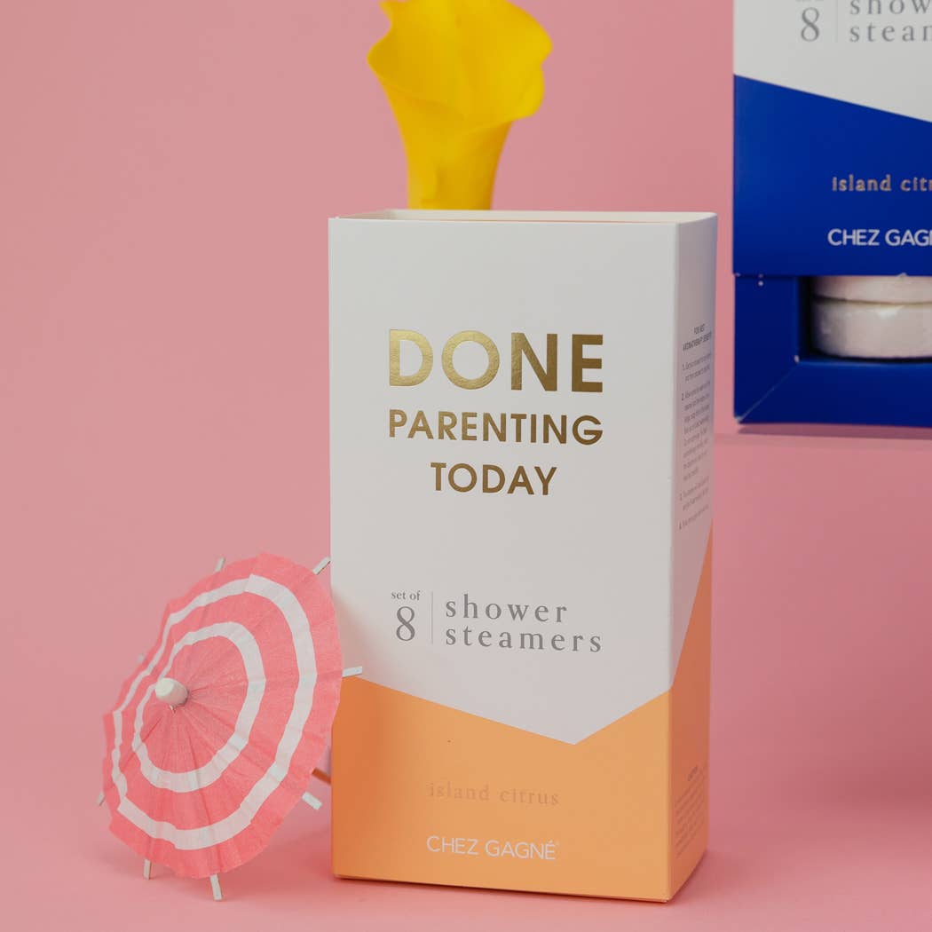 Done Parenting Today - Aromatherapy Shower Steamers - Island Citrus - Set of 8