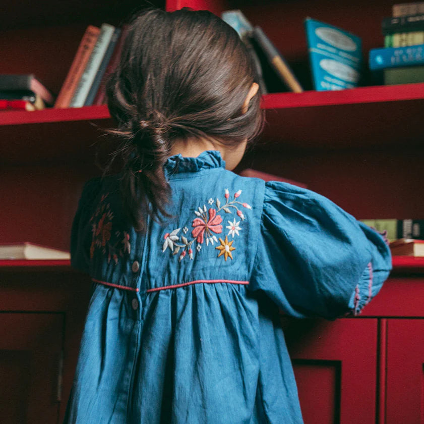 AMELIA DRESS, BIJOU BLUE