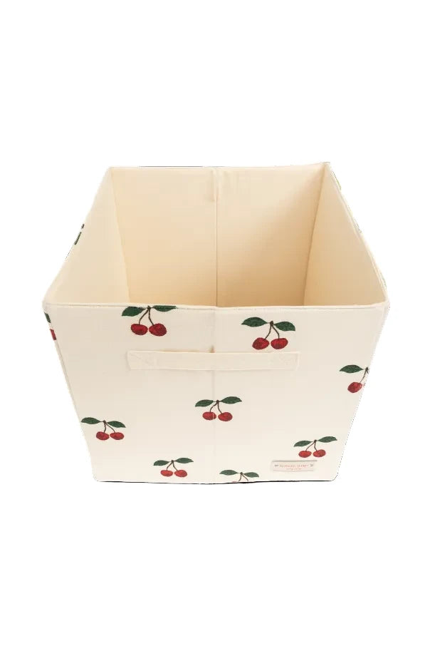 Cherry Print Storage Box S/2