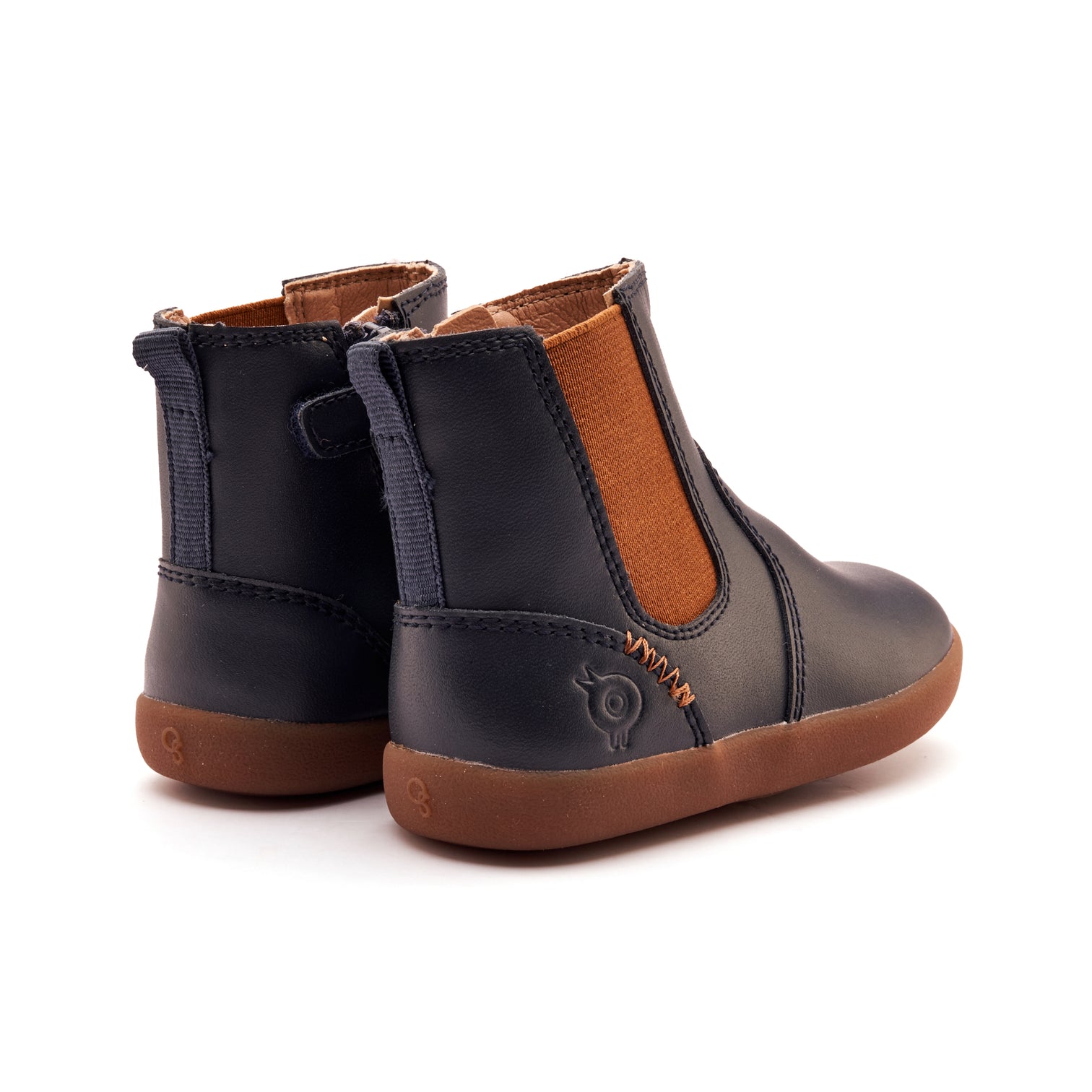 OLD SOLES BOY'S AND GIRL'S ZIGGY BOOT BOOTS - NAVY