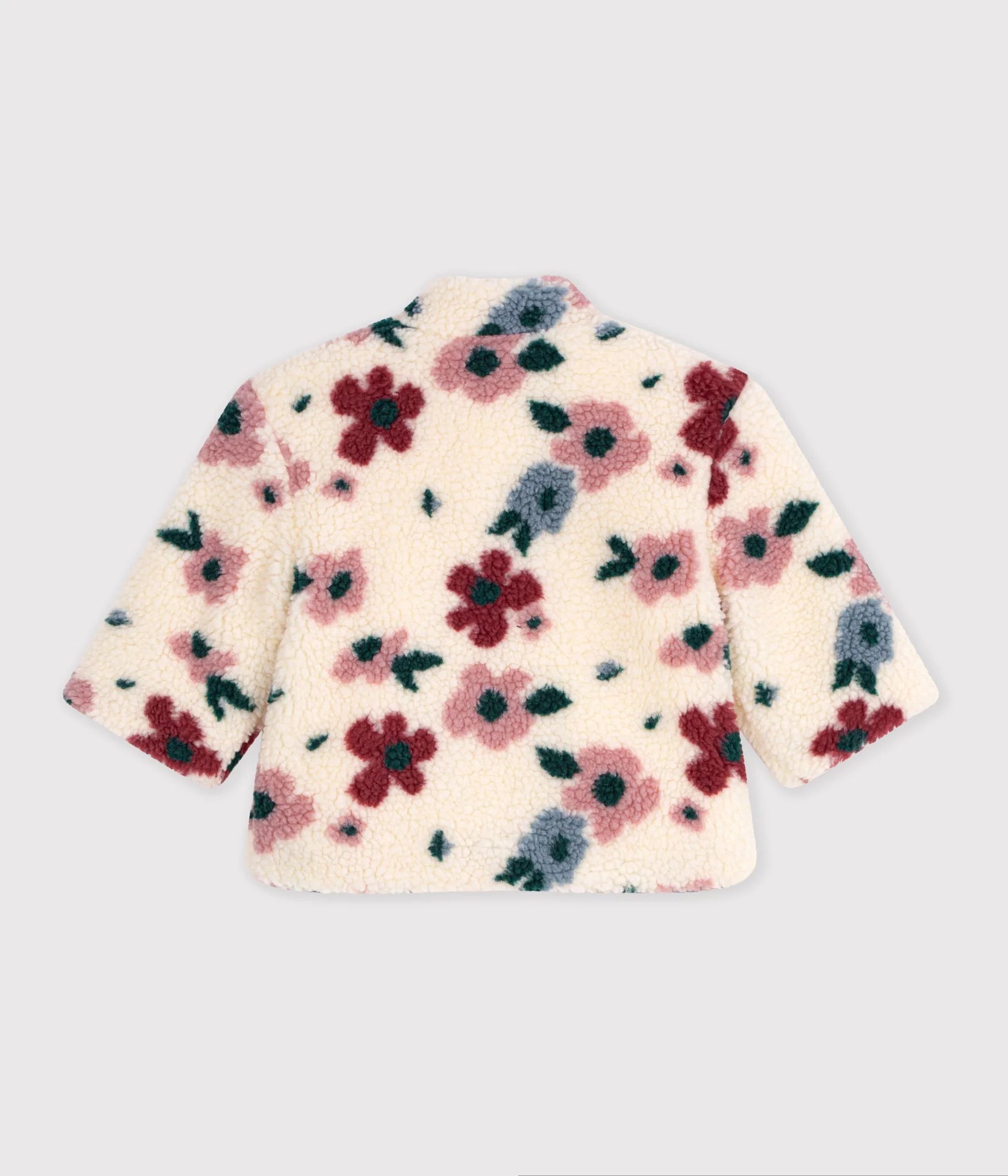 Baby Girl Sherpa Floral Jacket