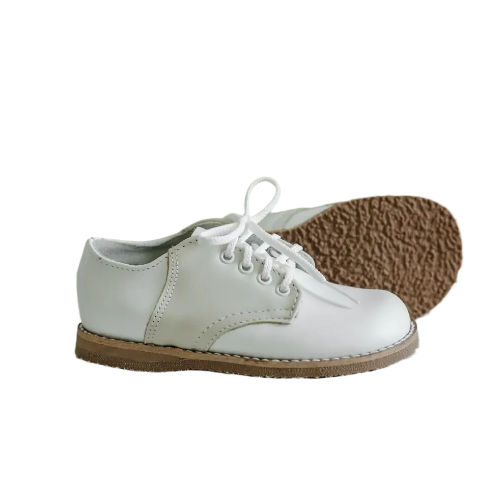 Albert Saddle - White/Ecru