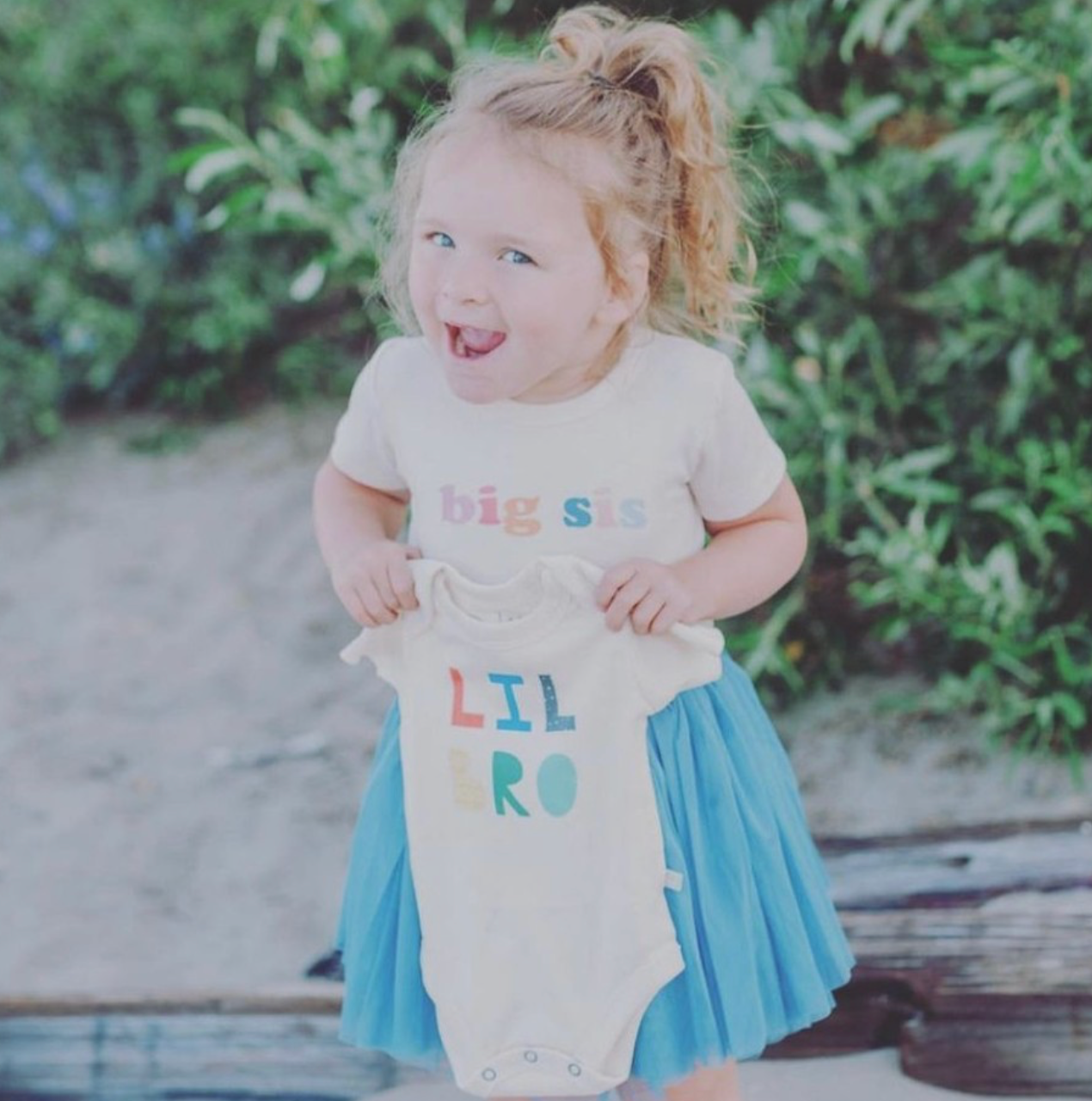 Kid toddler graphic tee | big sis