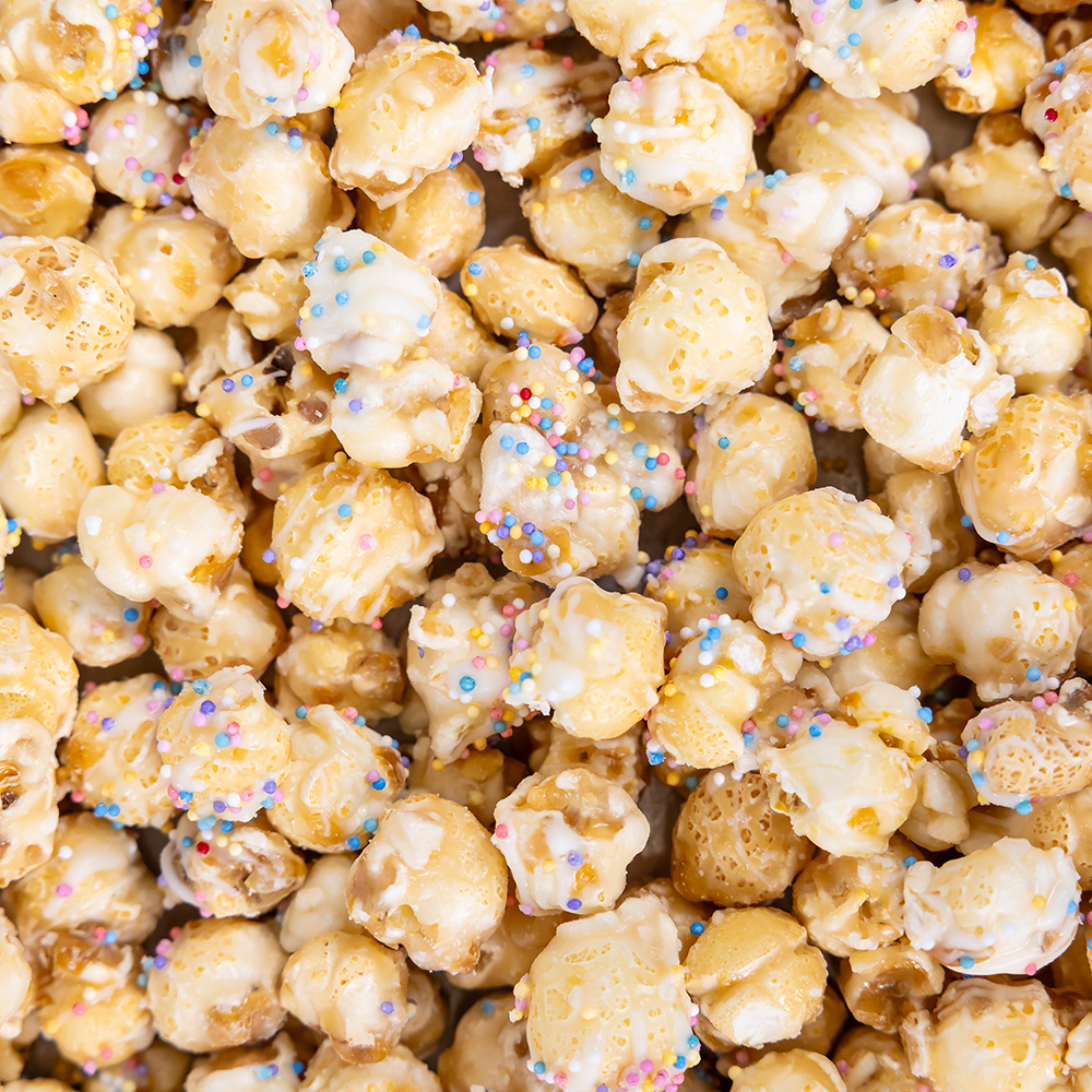 Poppy Frosted Sugar Cookie Popcorn
