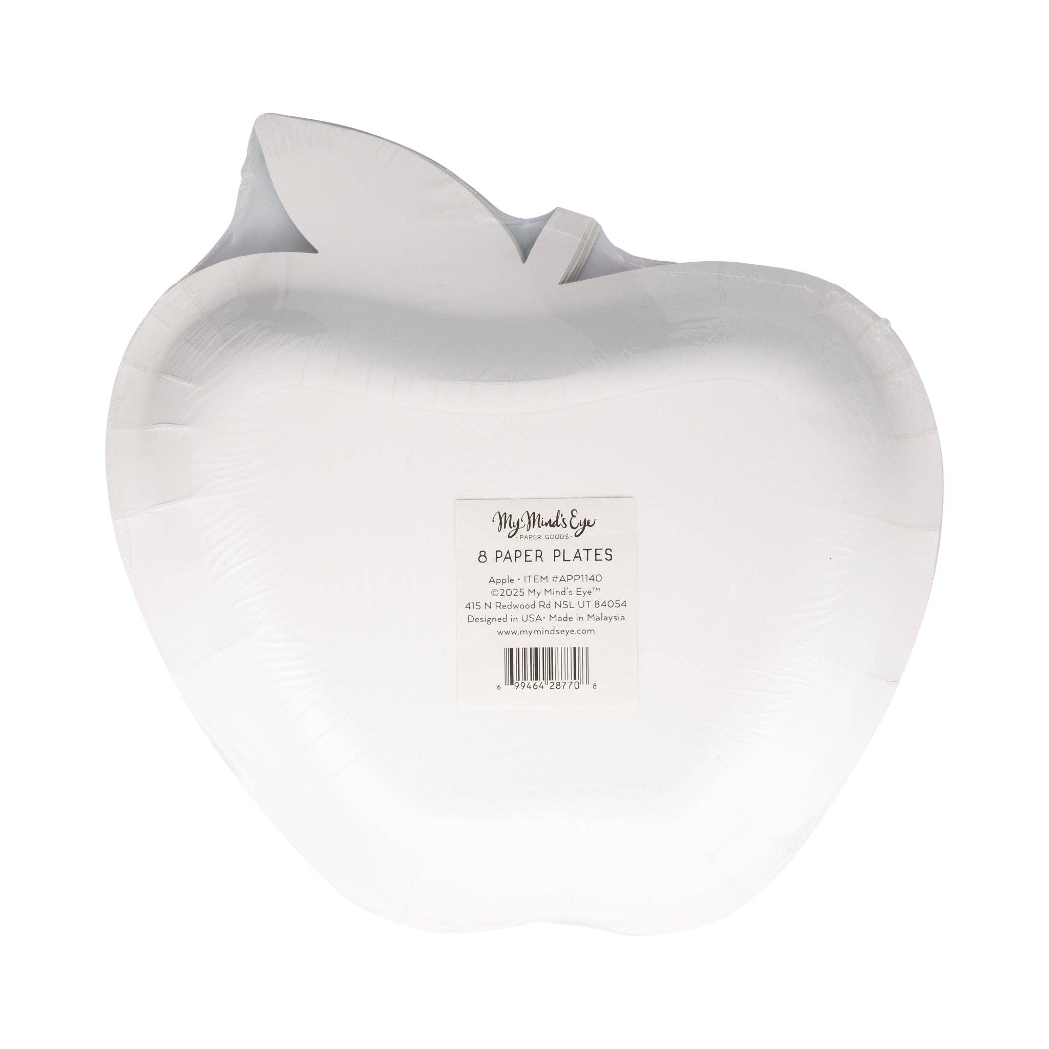 Apple Shaped Paper Plate