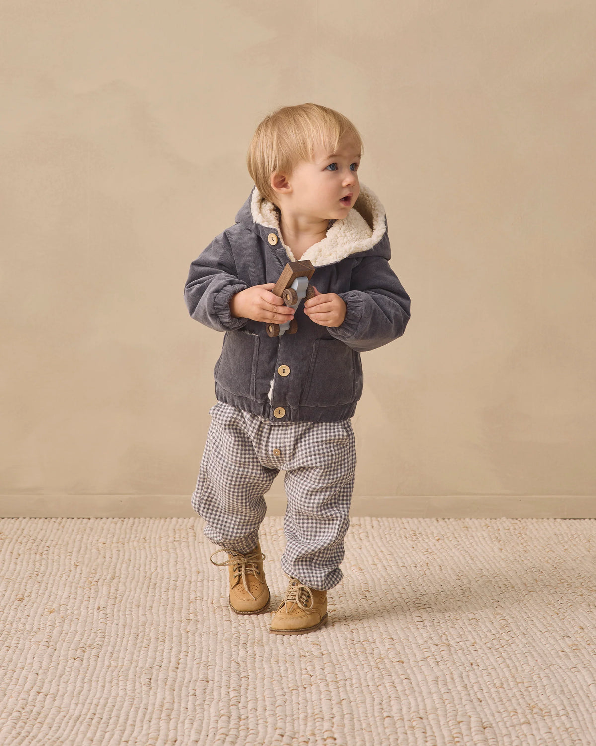 CORDUROY HOODED JACKET