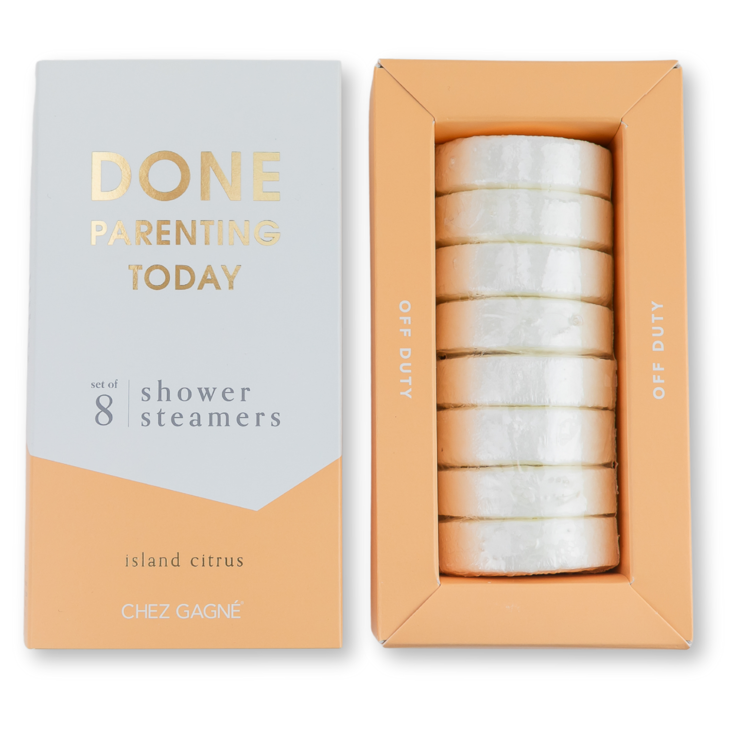Done Parenting Today - Aromatherapy Shower Steamers - Island Citrus - Set of 8