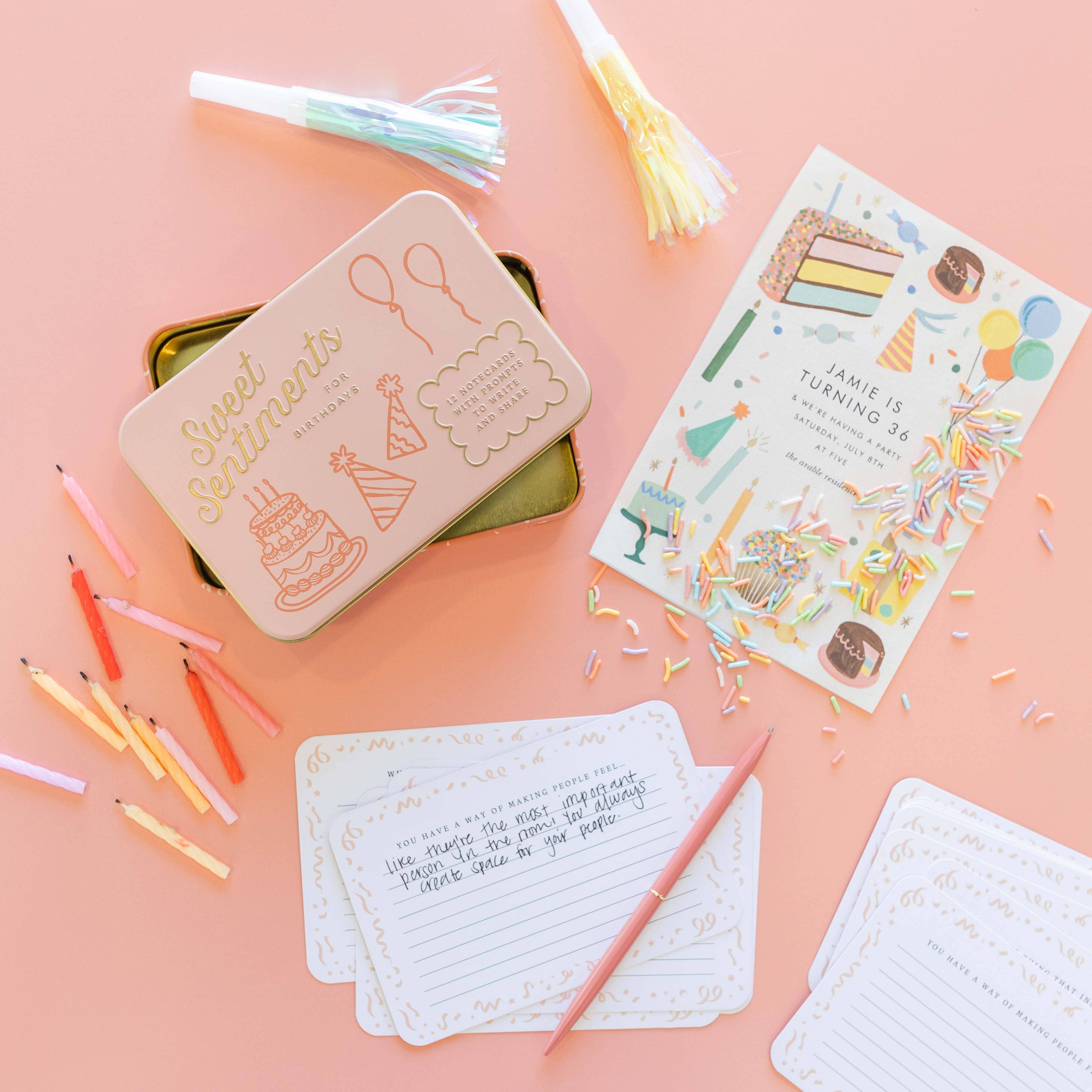Sweet Sentiments for Birthdays