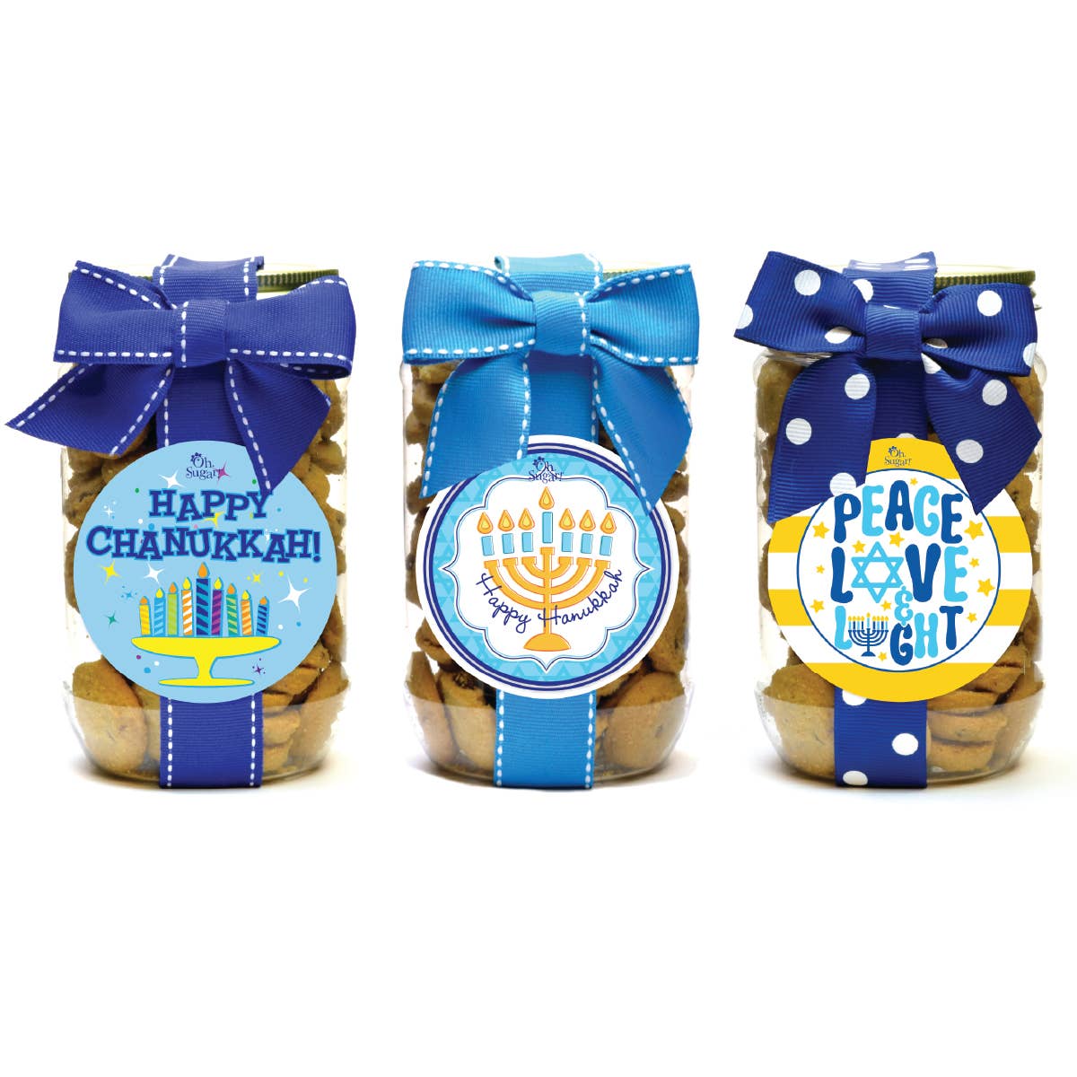 Cookies - Hanukkah Asst. - Pint Jars