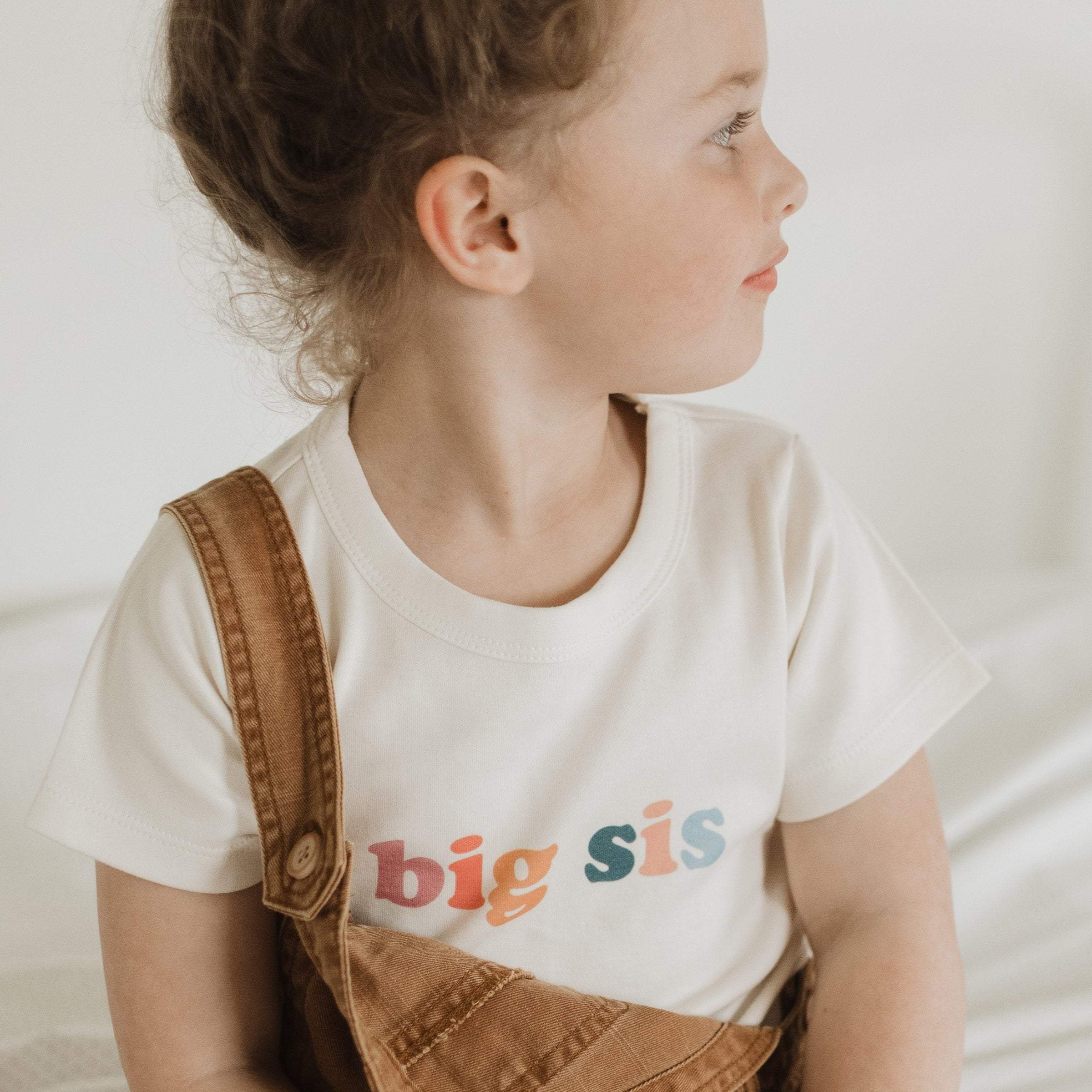 Kid toddler graphic tee | big sis