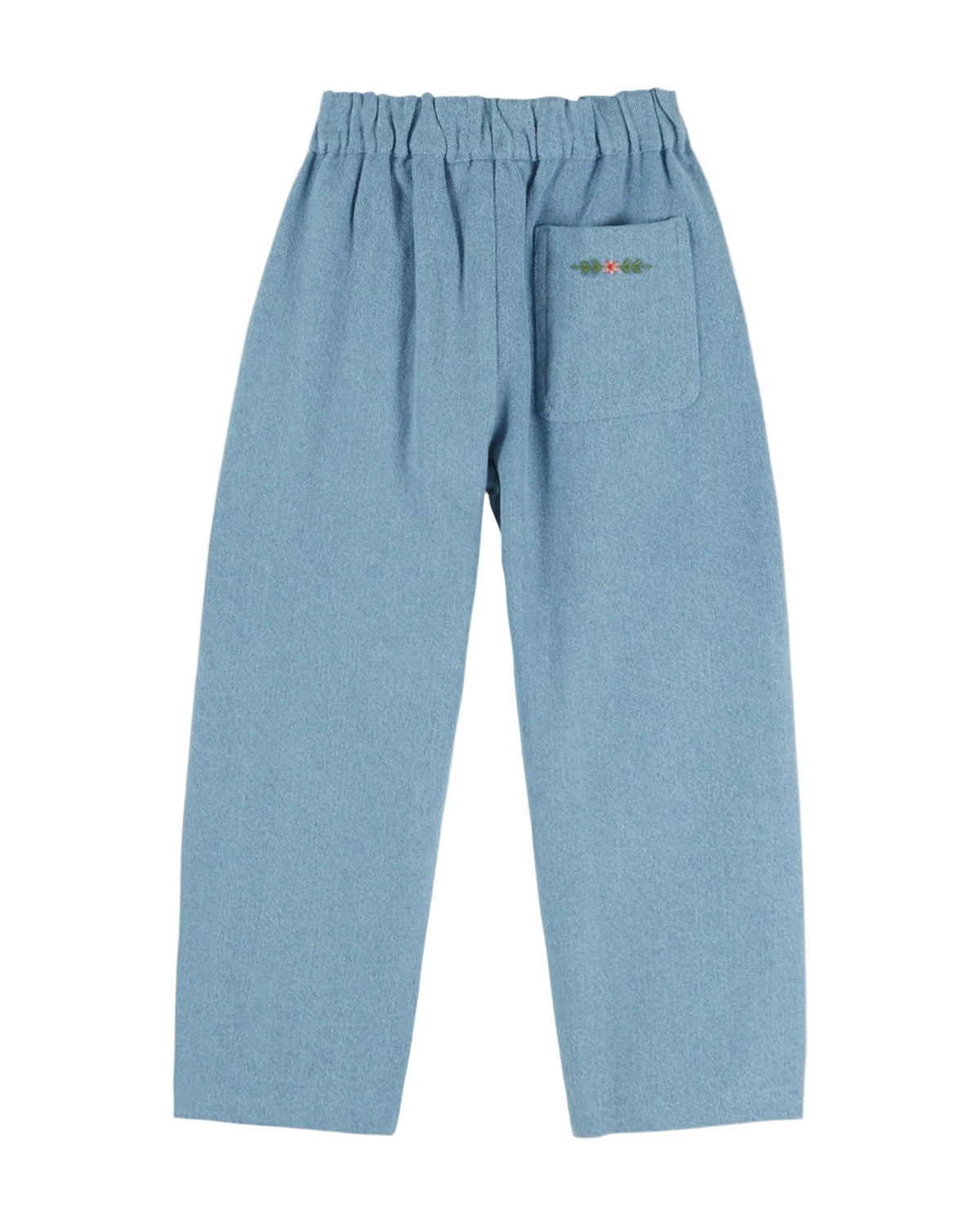 CARROT PANTS Light denim knee pads