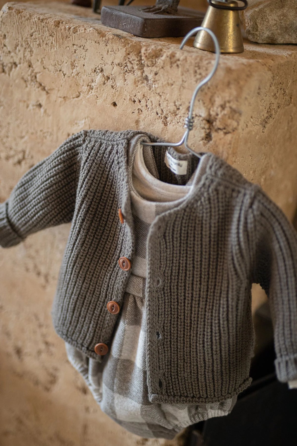Antibes Cardigan Dark Taupe