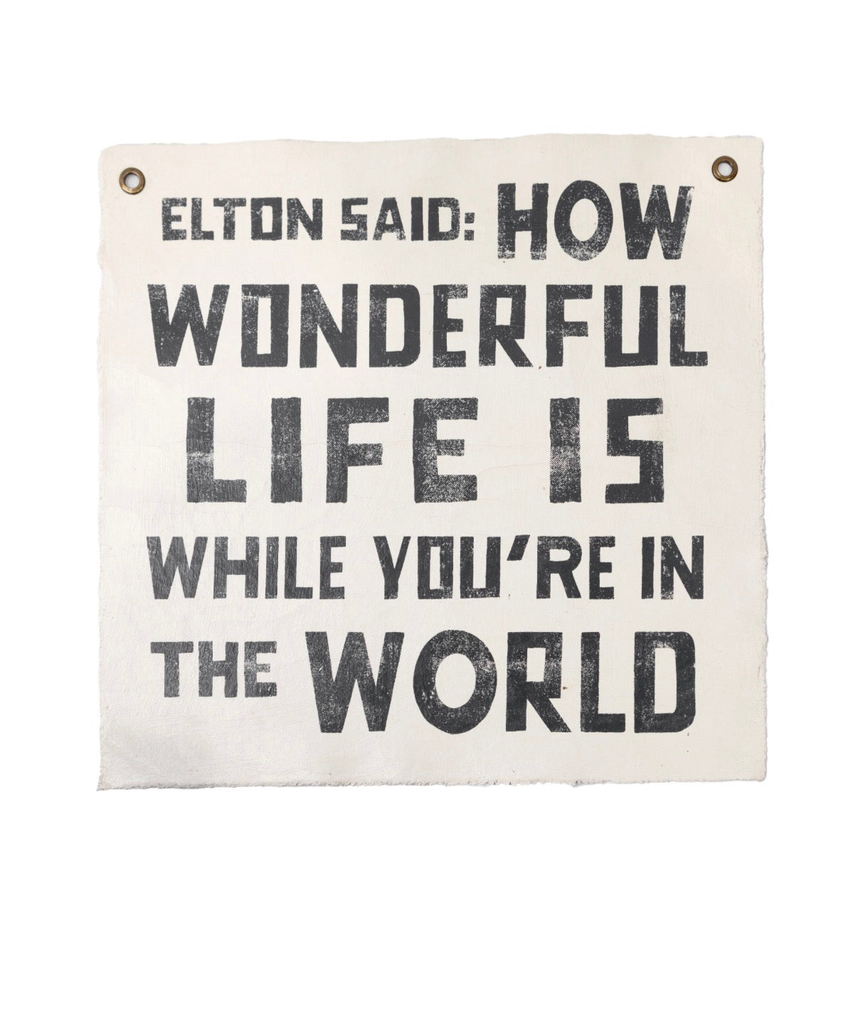 Elton Said Hand Painted Wall Hanging