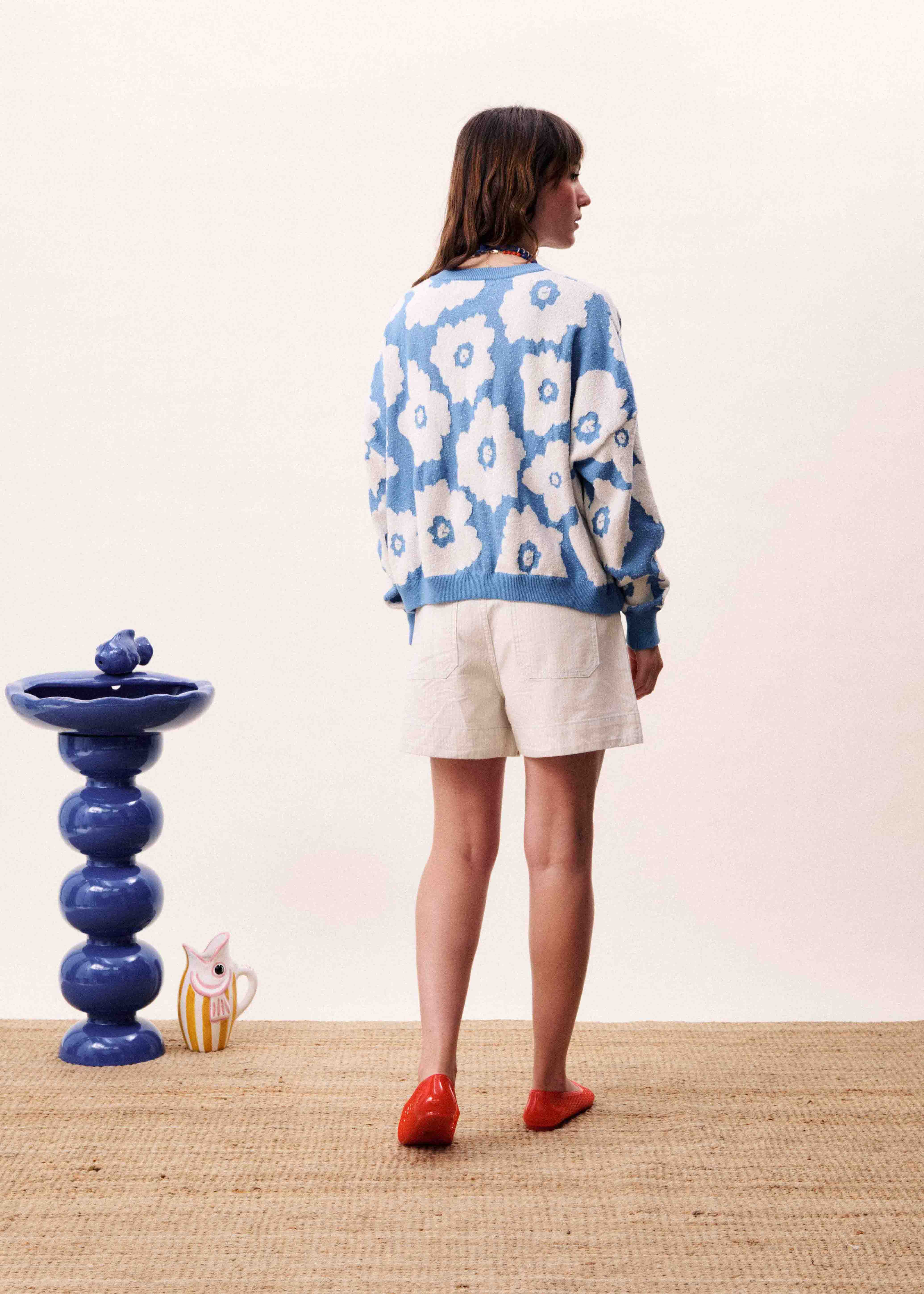 DULSE DENIM BLUE SWEATER