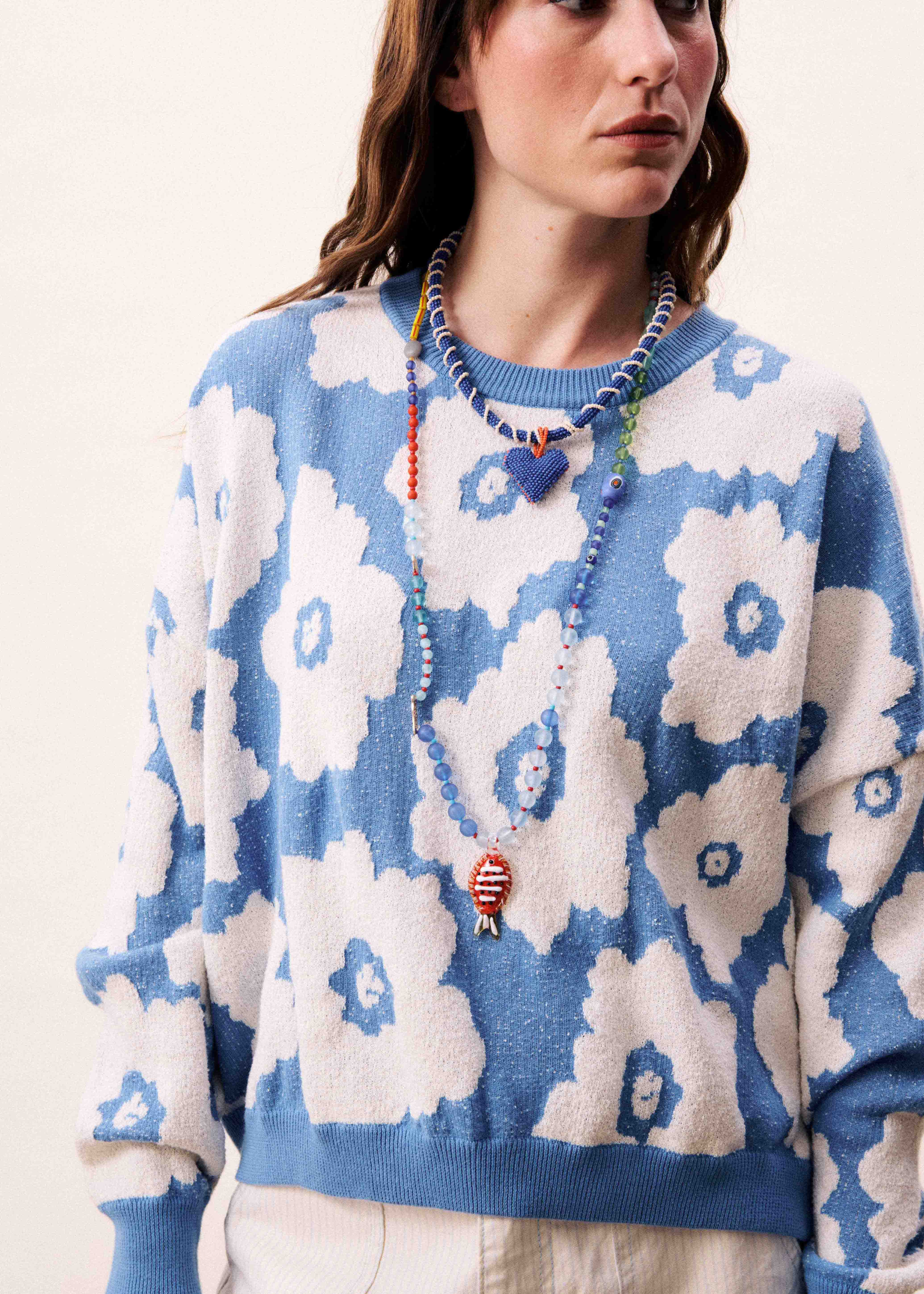 DULSE DENIM BLUE SWEATER