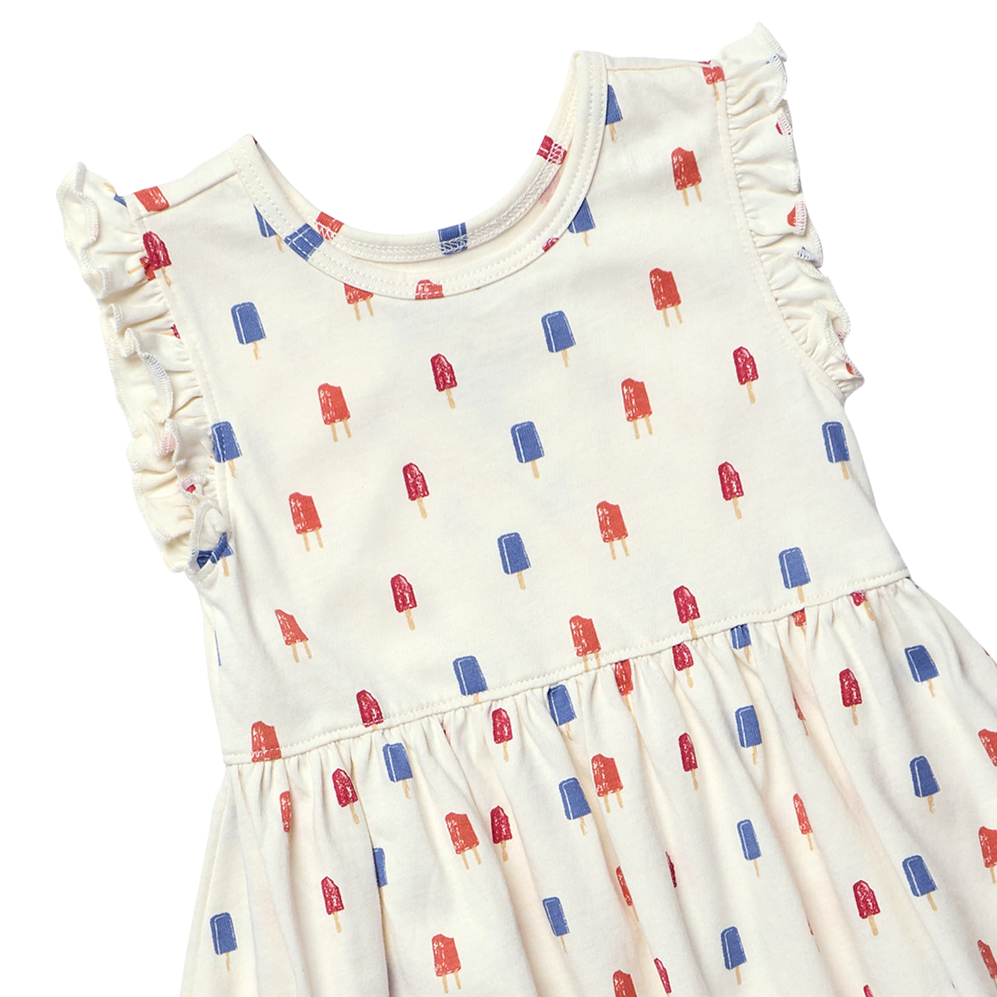 Sunny Ruffle Dress in Popsicles