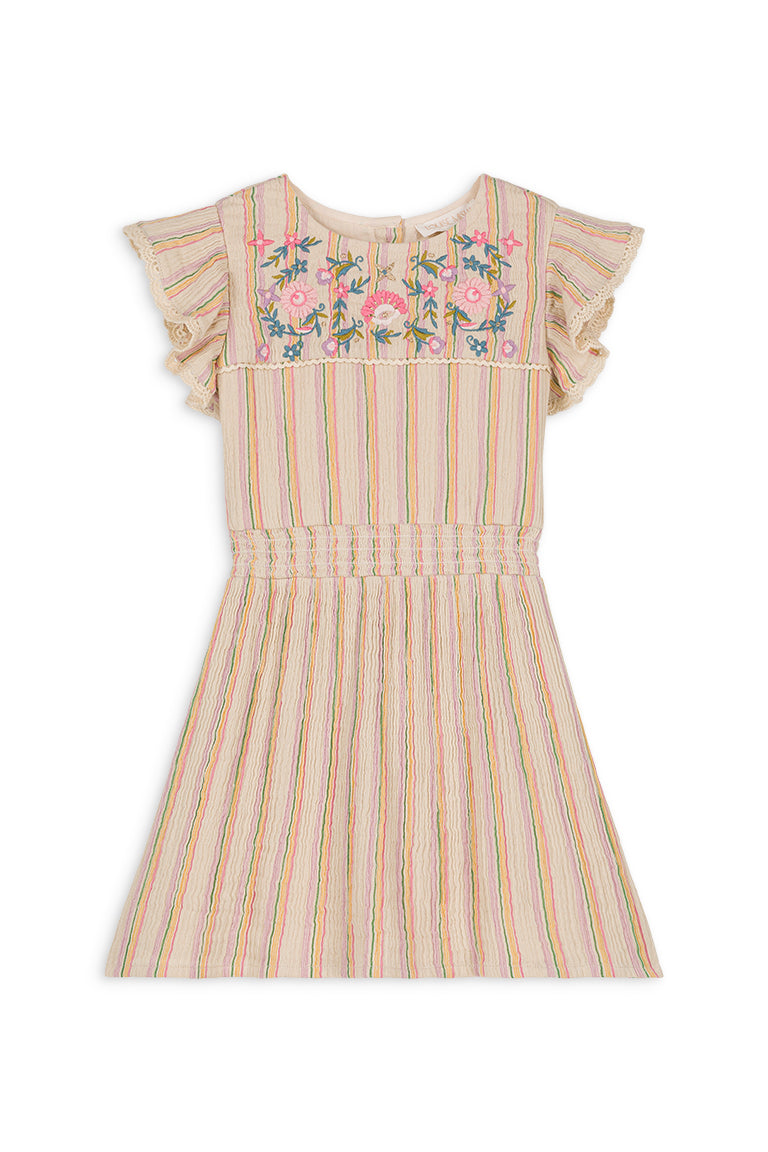 SUZETTE DRESS MULTICO RAINBOW LINE