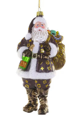 Cody Foster & Co.Ornament - Luxe Santa