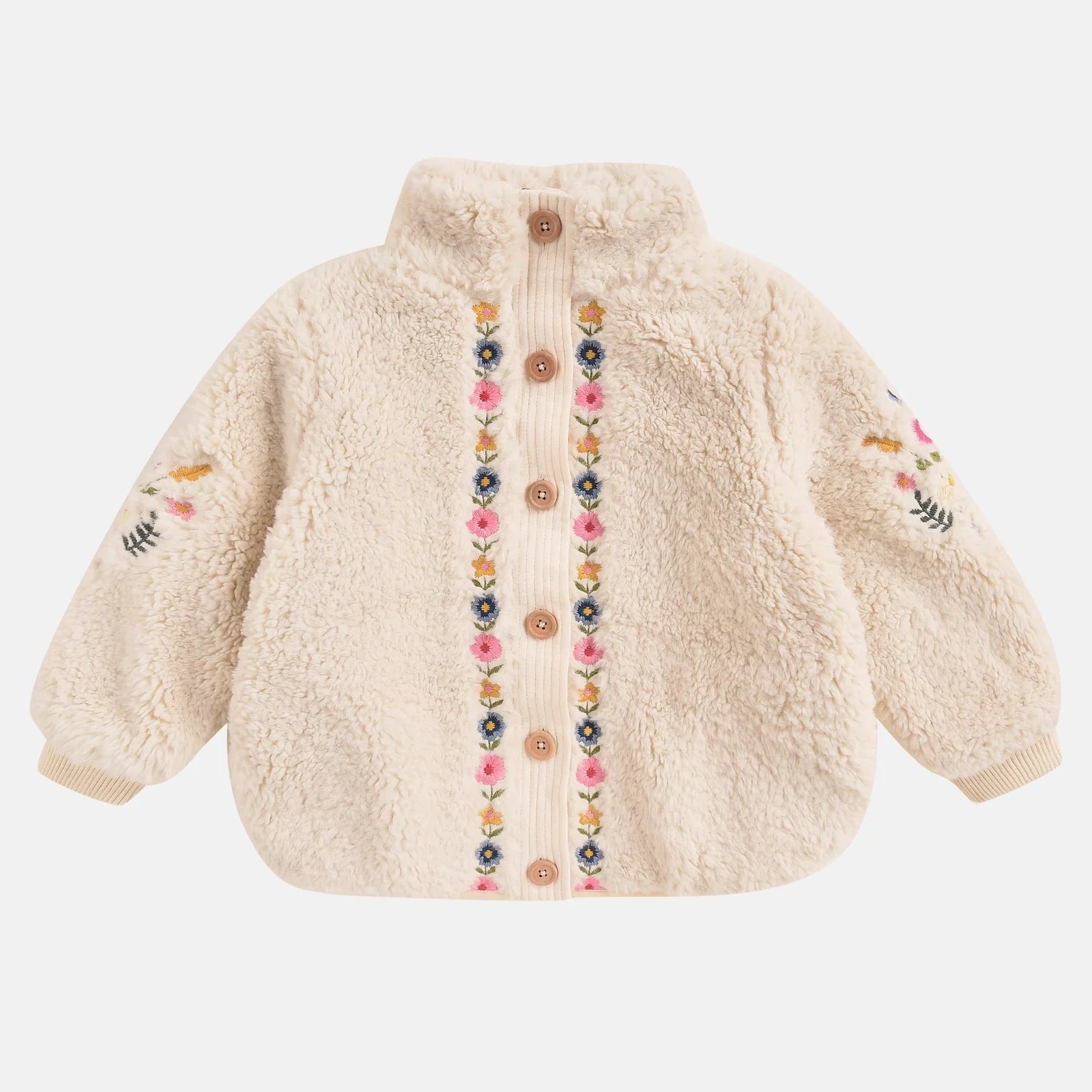 ROSINNA SHERPA COAT in Cream