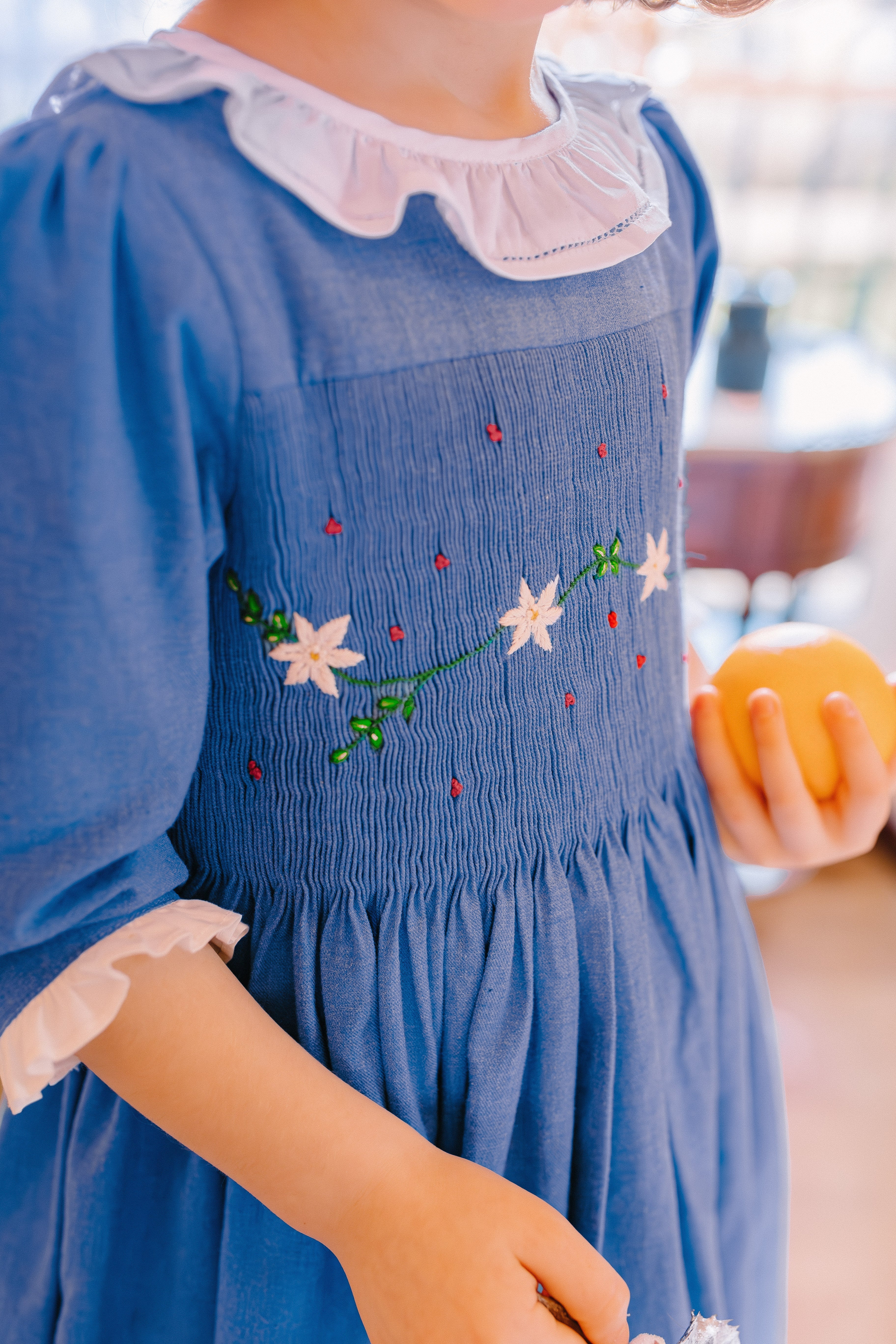 Heidi Blue Winter Long Sleeve Smocked Dress