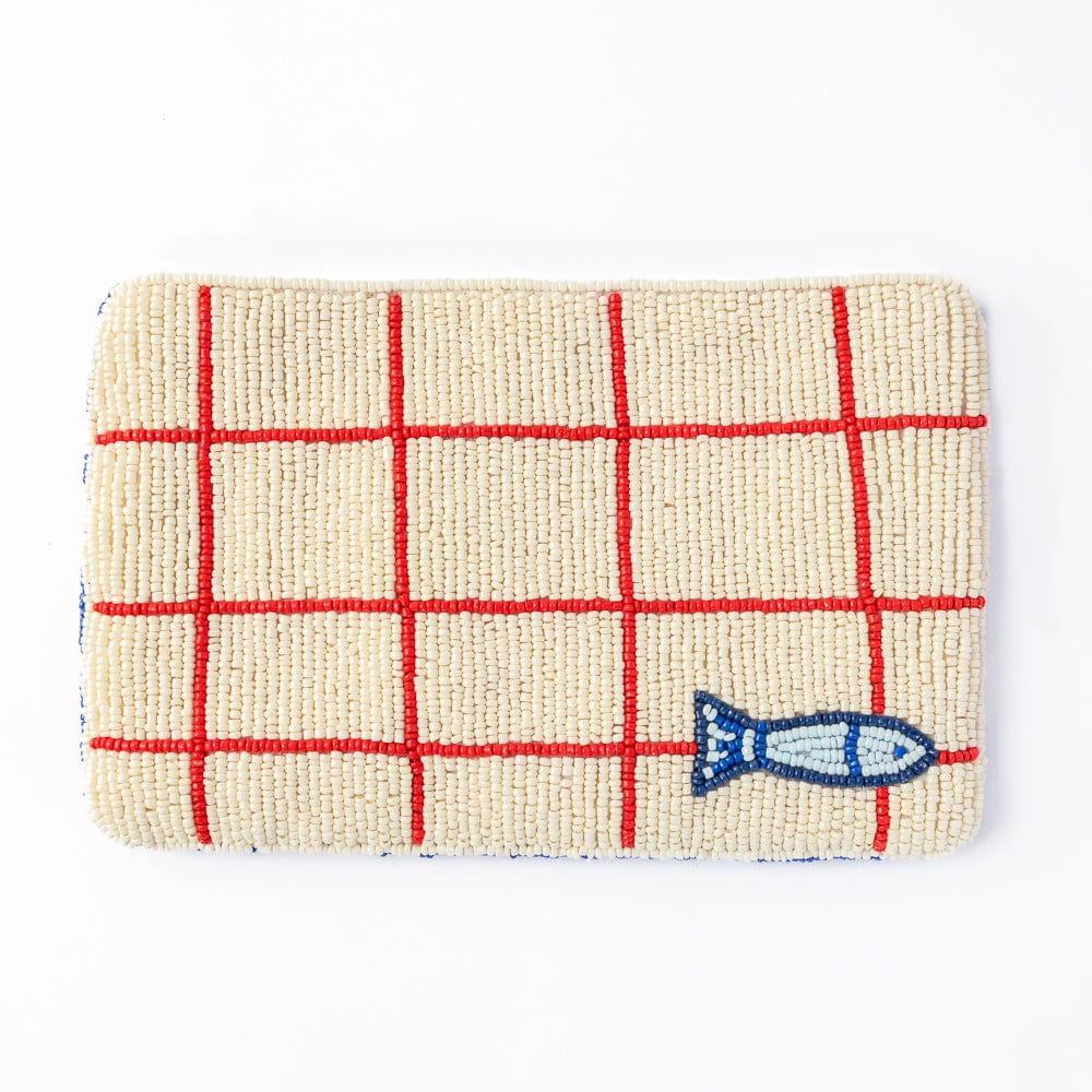 Seed Bead Clutch with Strap