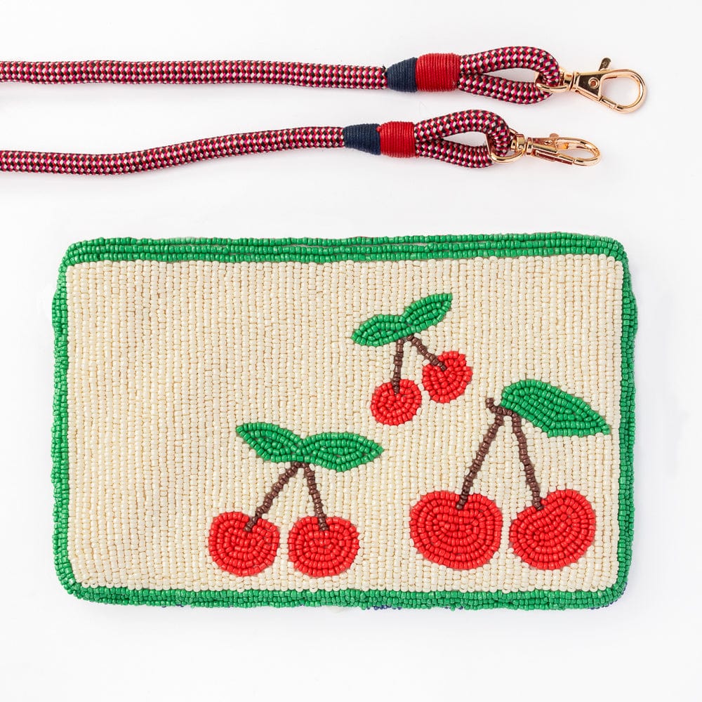 Seed Bead Clutch with Strap