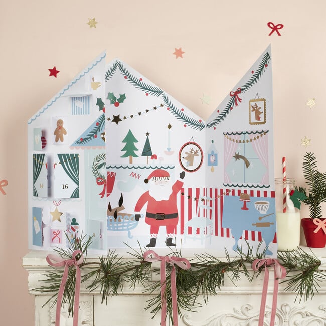 Santa’s Cabin Sticker Advent Calendar
