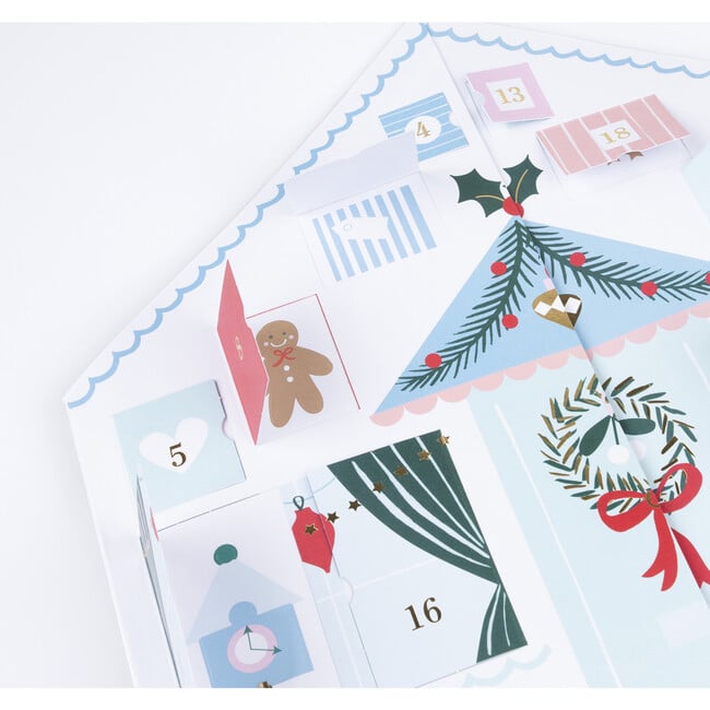 Santa’s Cabin Sticker Advent Calendar