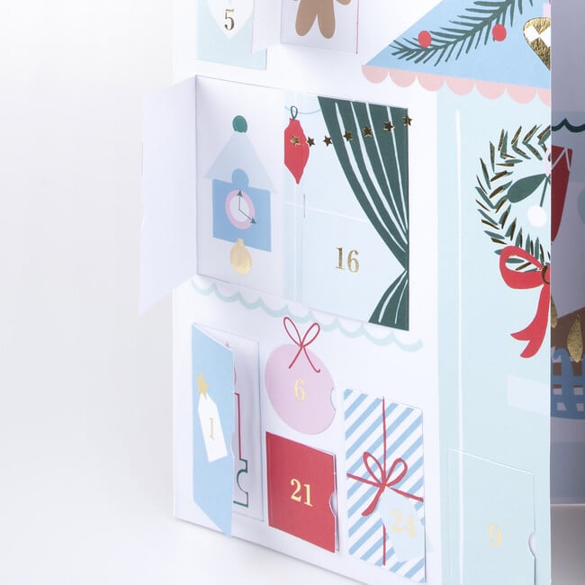 Santa’s Cabin Sticker Advent Calendar