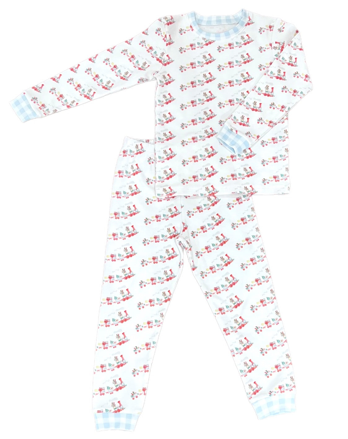 Boys Two-Piece Jammies, Christmas Train