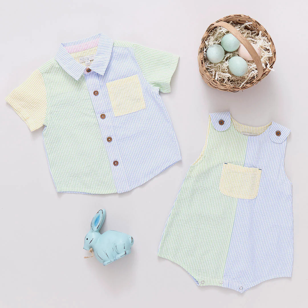 Jack Shirt - Color Block Seersucker