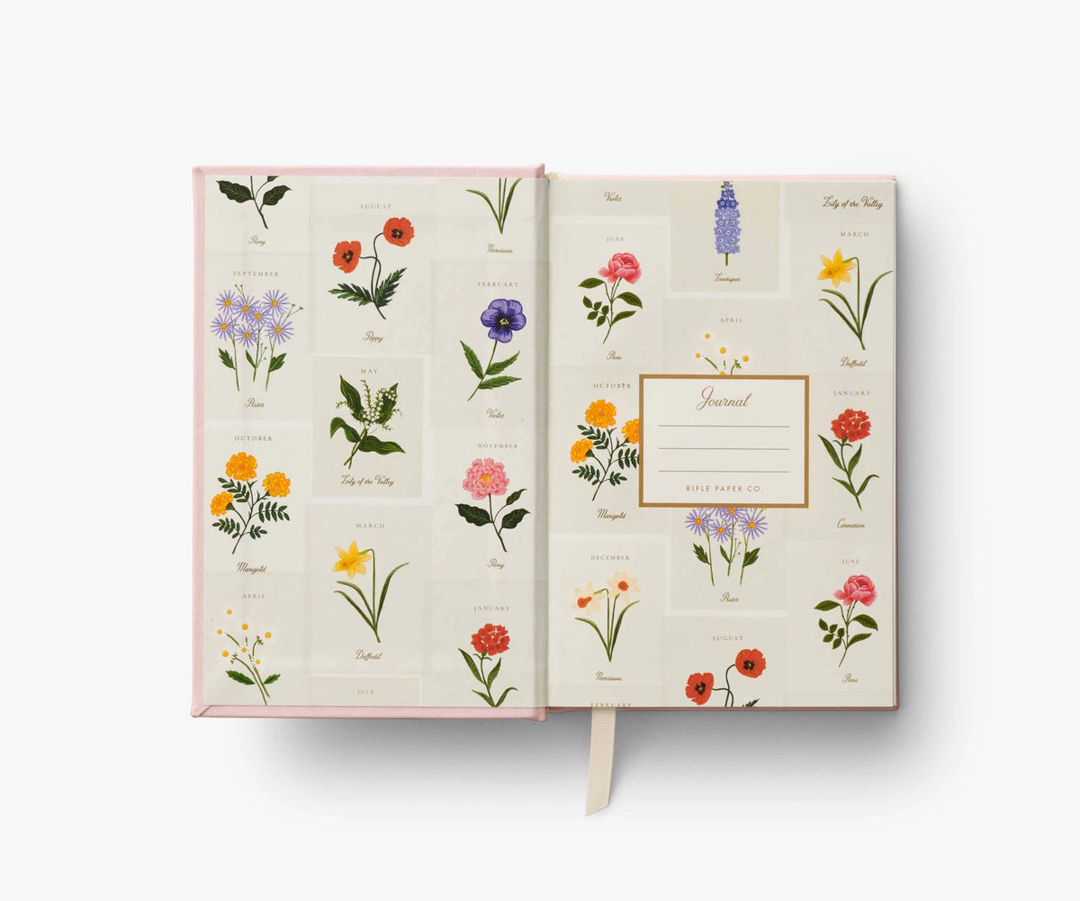 Birth Month Mini Embroidered Journal - December