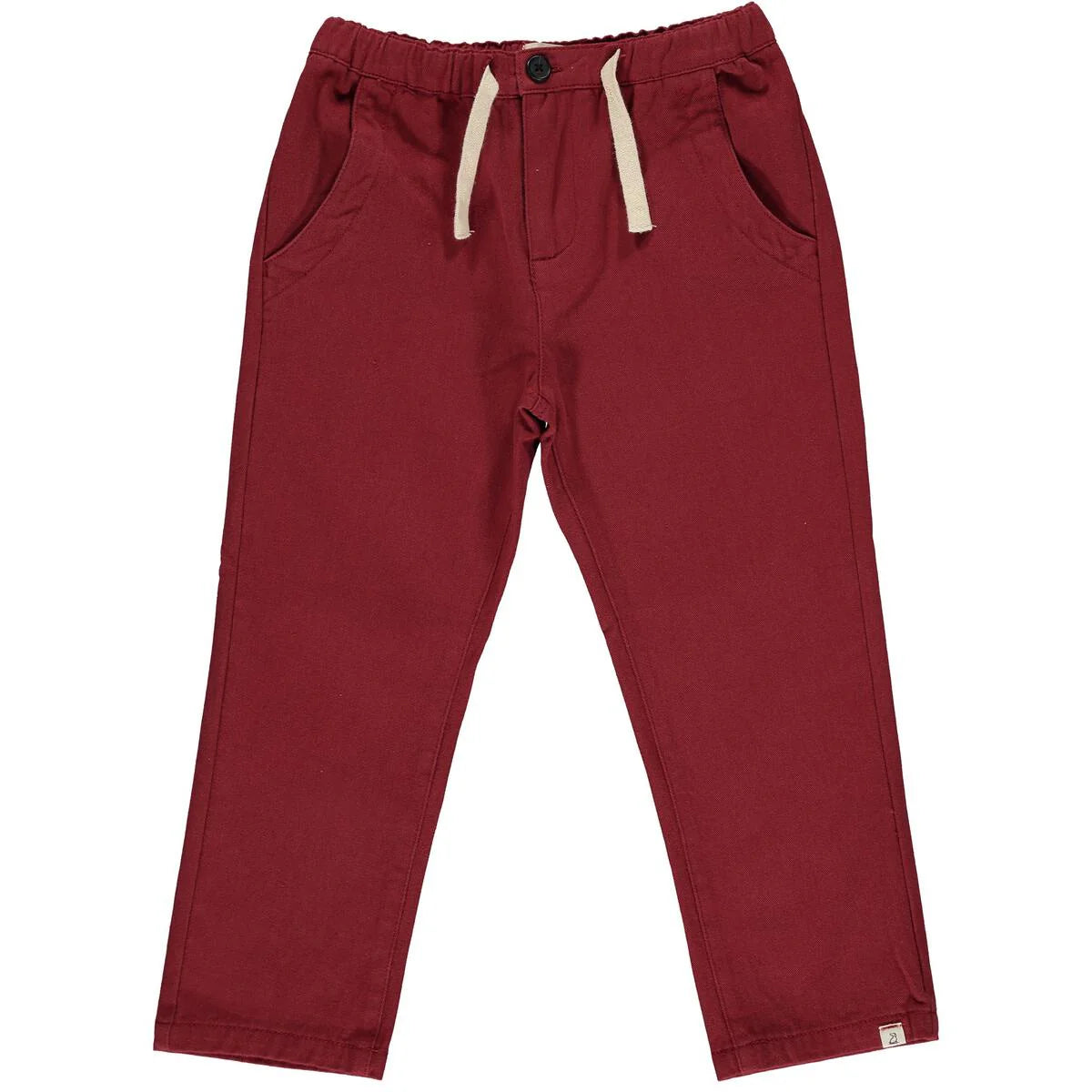 Jay Twill Pants – Burgundy