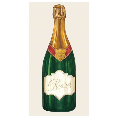 CHAMPAGNE GUEST NAPKIN - PACK OF 16