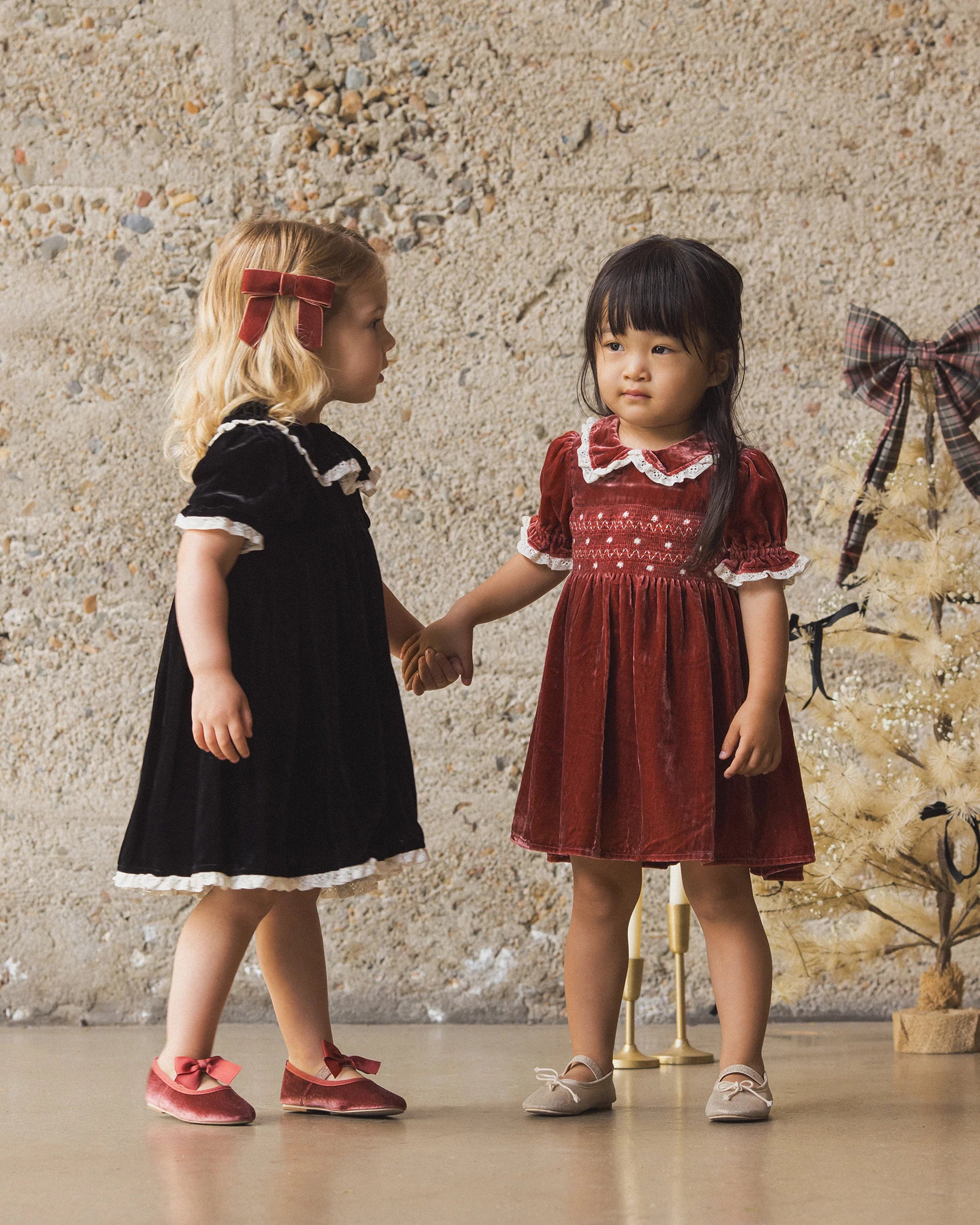 BOW BALLET FLATS RUBY