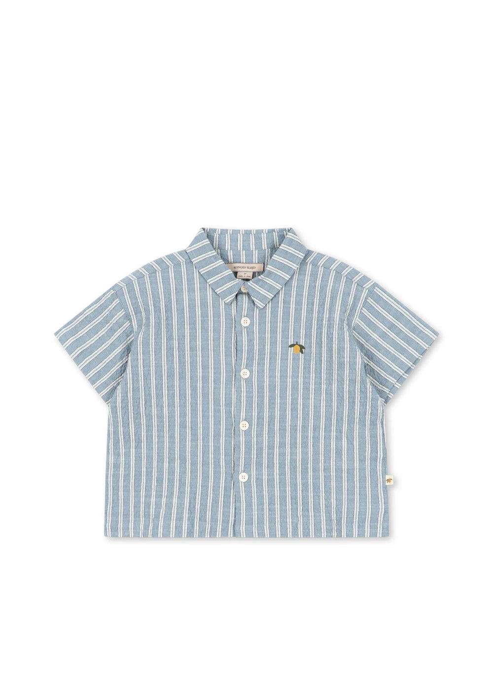 elliot short sleeve shirt-trio bleu stripe