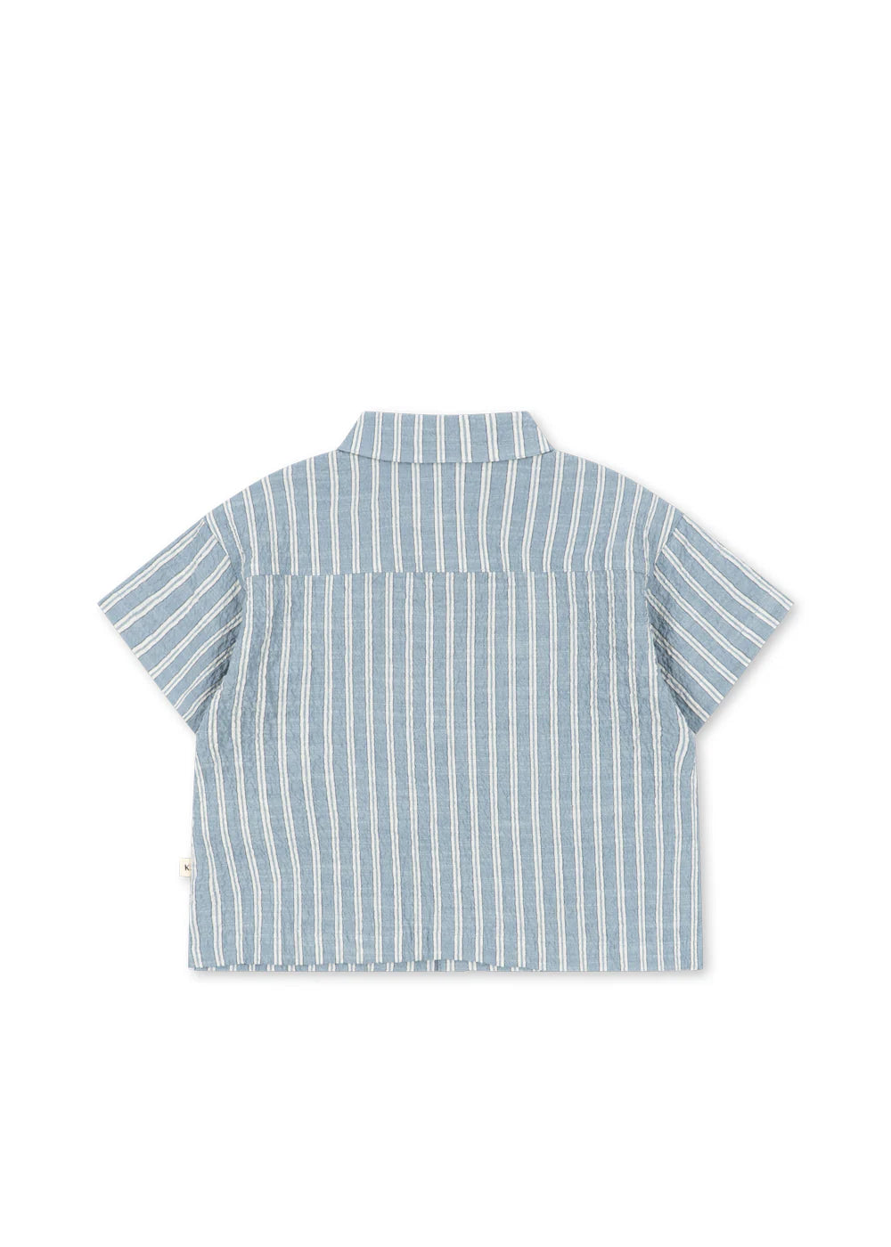 elliot short sleeve shirt-trio bleu stripe