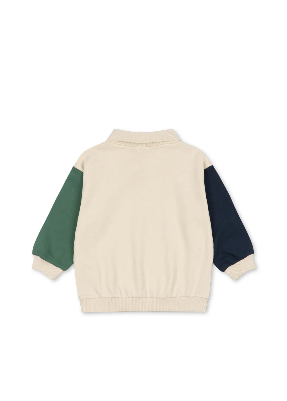 spotty long sleeve polo