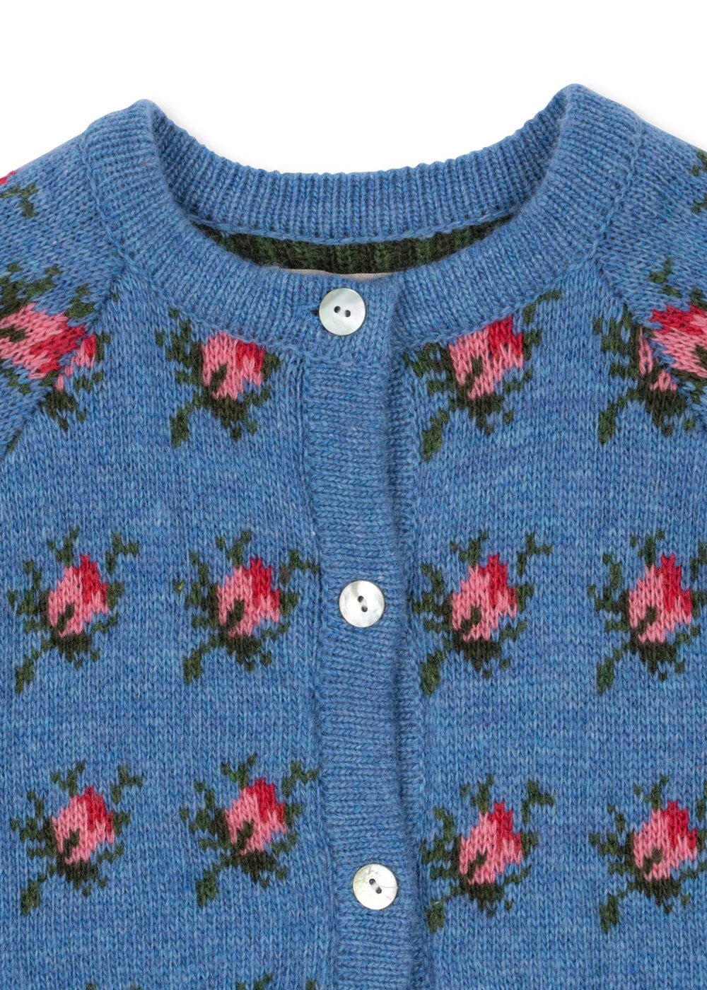 belou cardigan in Rosie Shade
