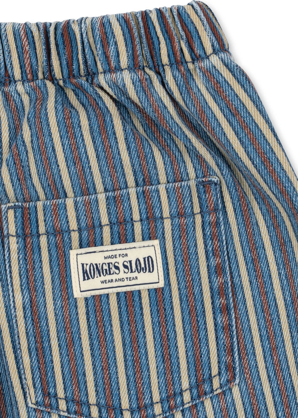 magot pants tricolore bleu