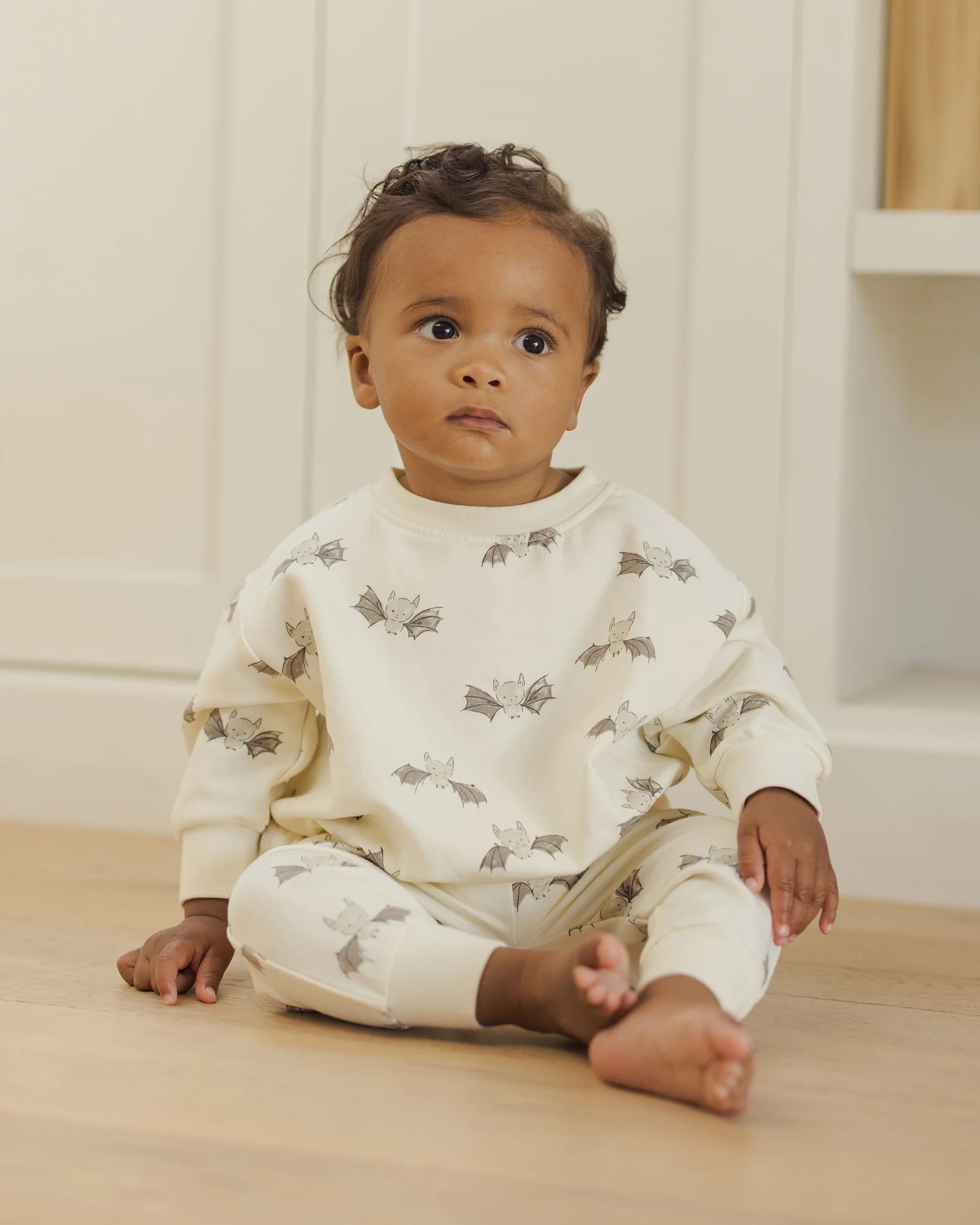 Relaxed Fleece Sweatshirt Bats