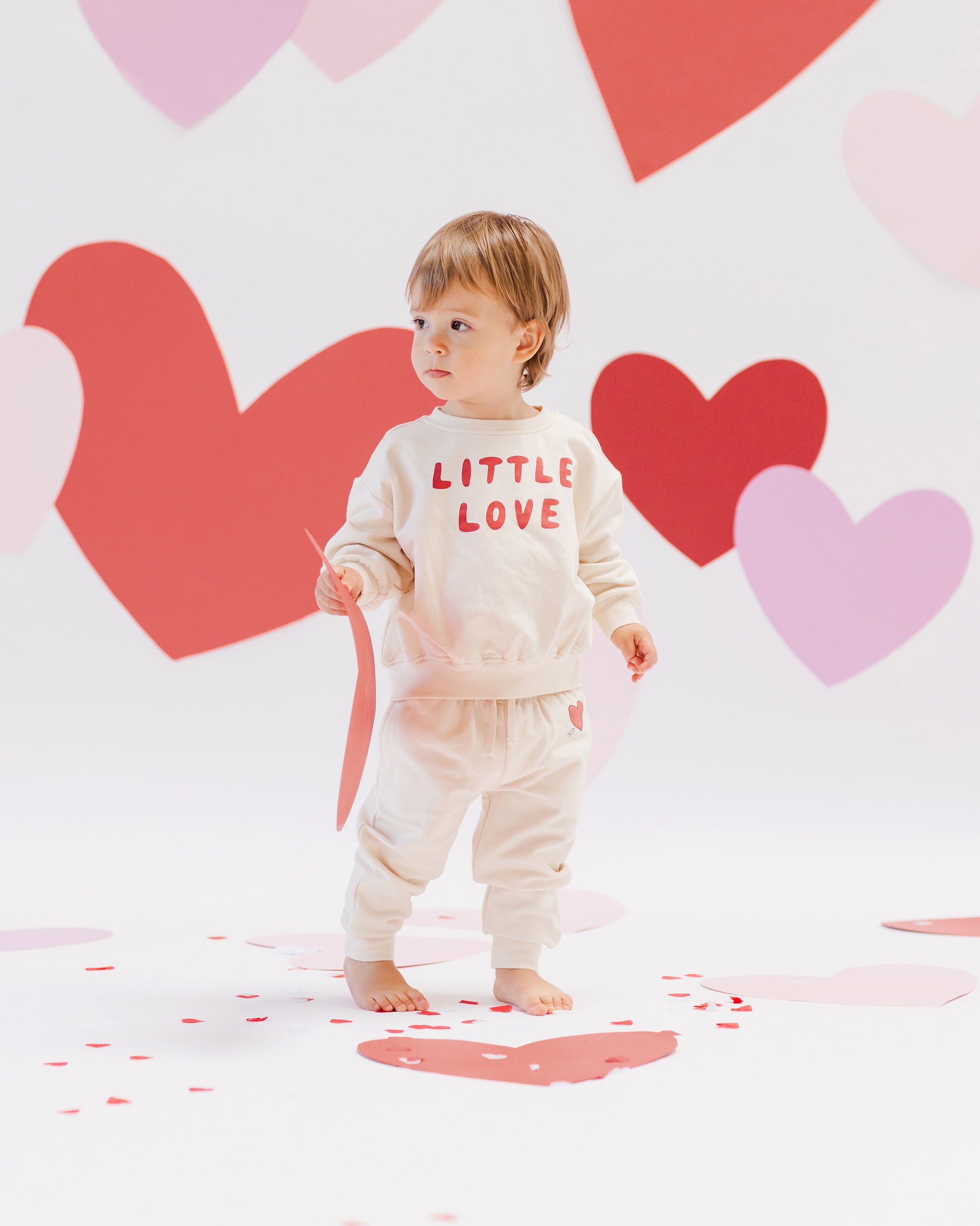 Relaxed Fleece Sweatpant Cupid