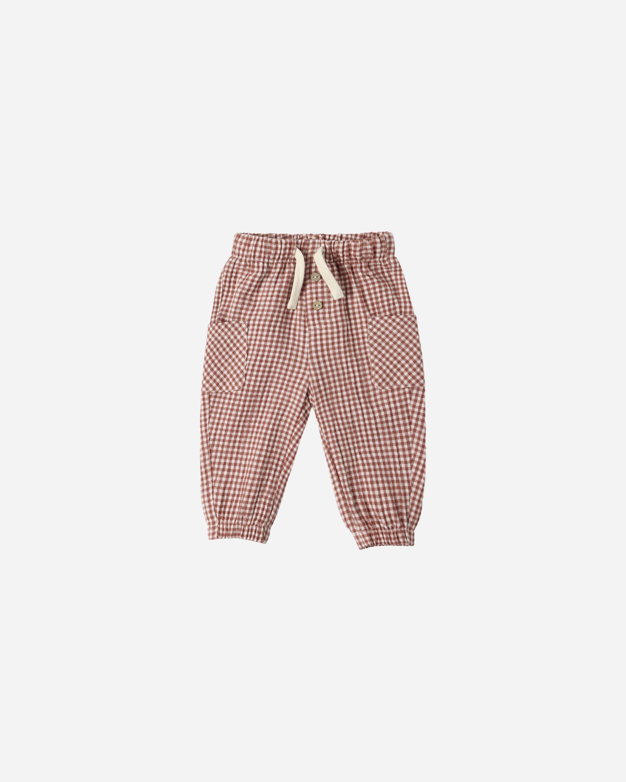 Luca Pant Red Gingham