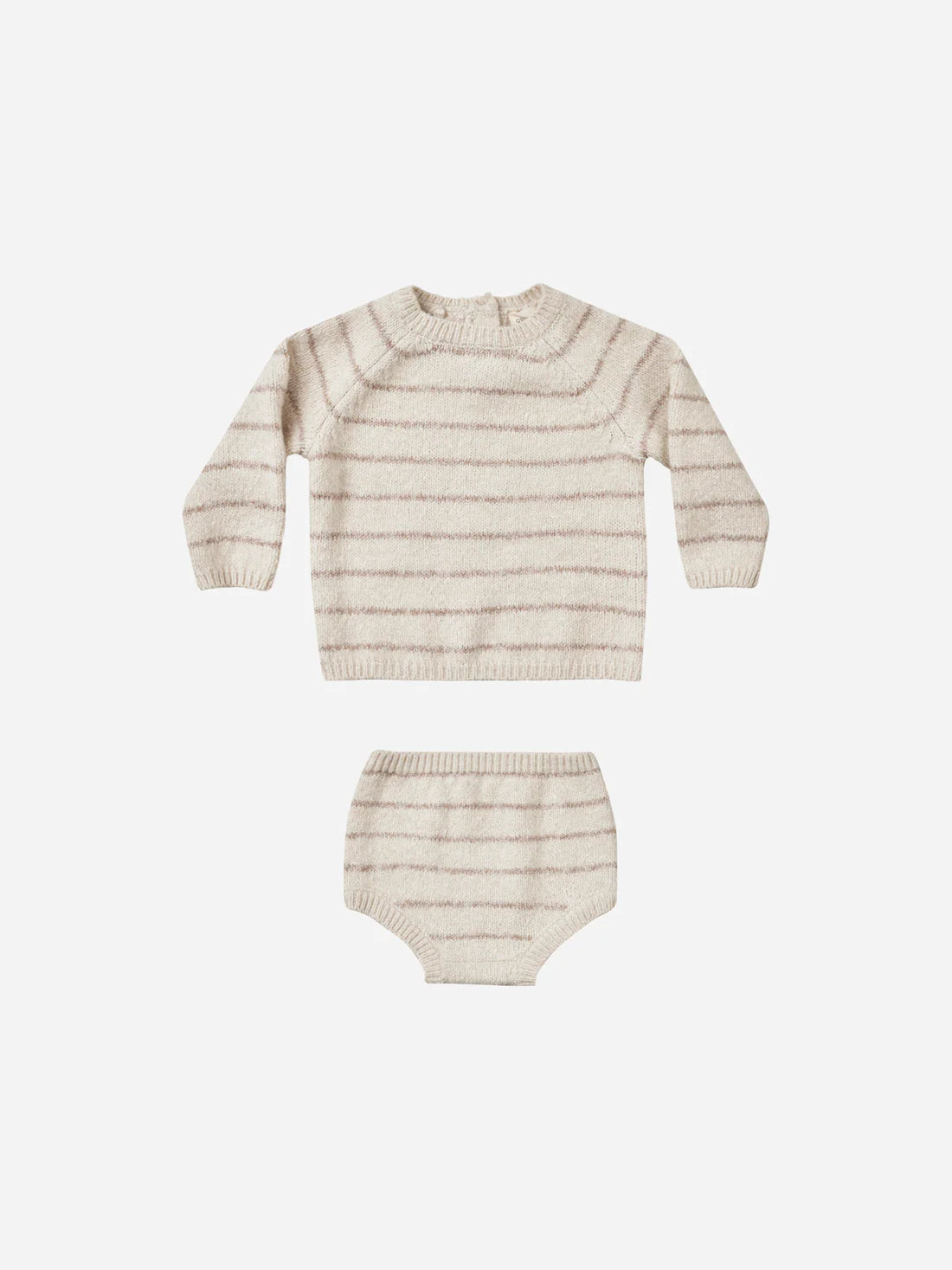 Bailey Knit Set Heathered Oat Stripe