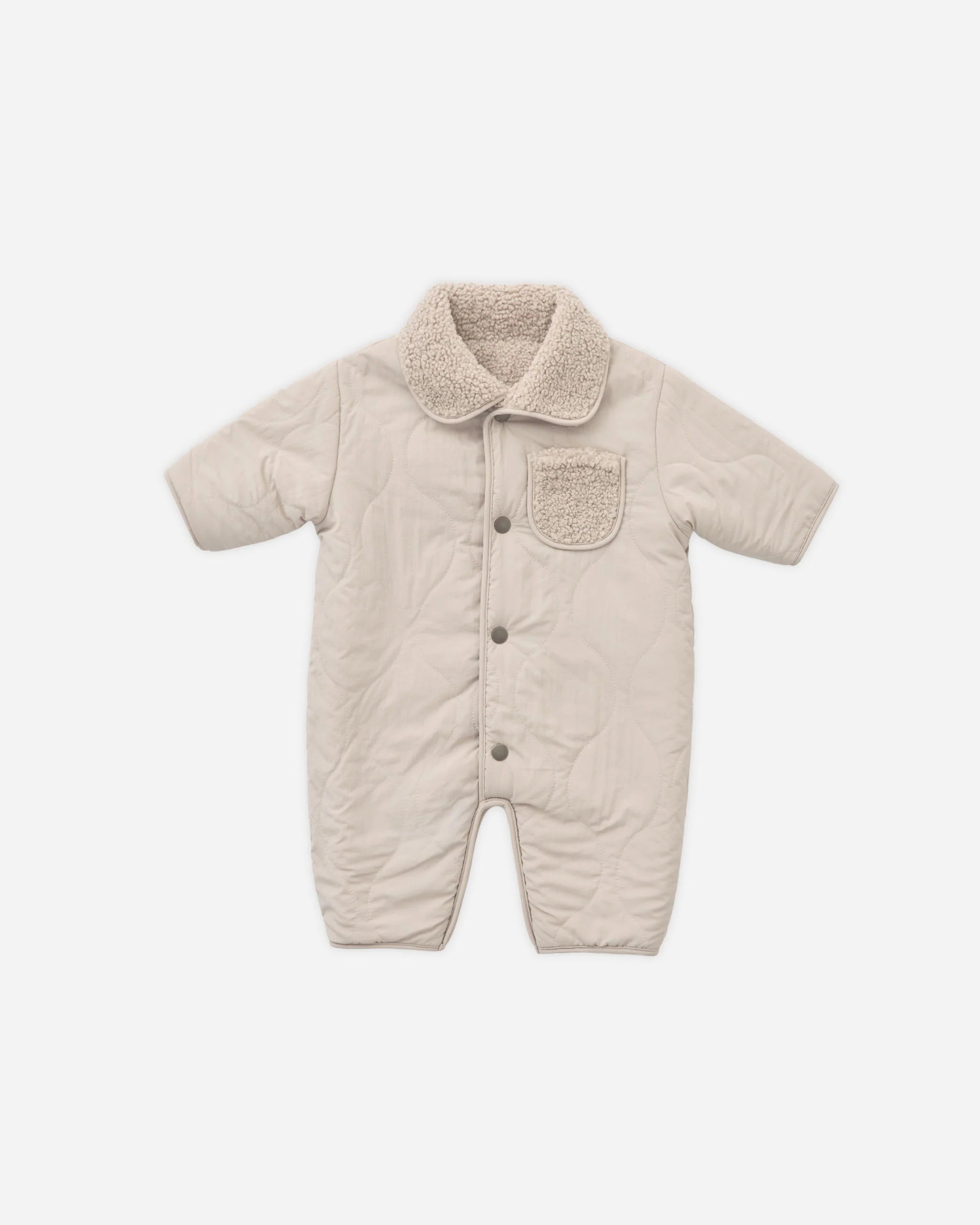 Shearling Jumpsuit Oat